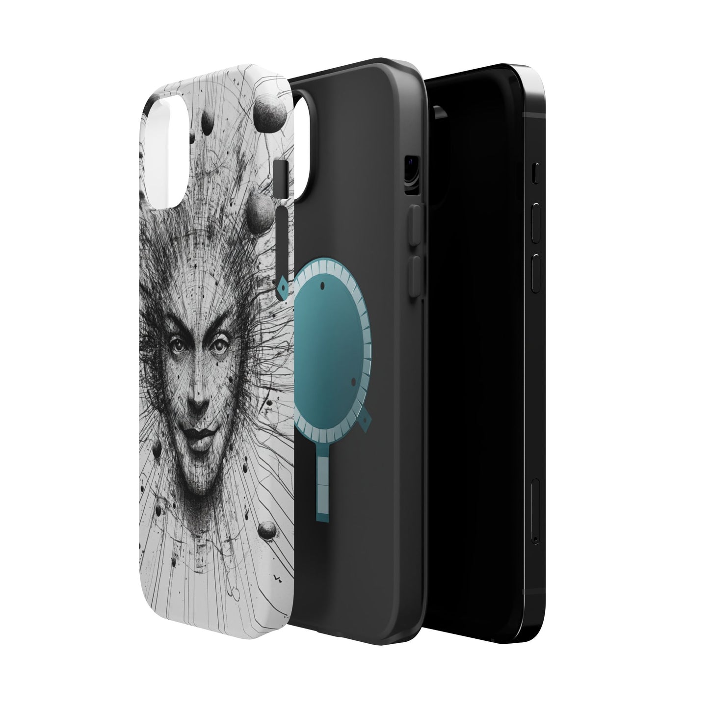 Artistic Magnetic Phone Case - Unique Design for Creative Minds