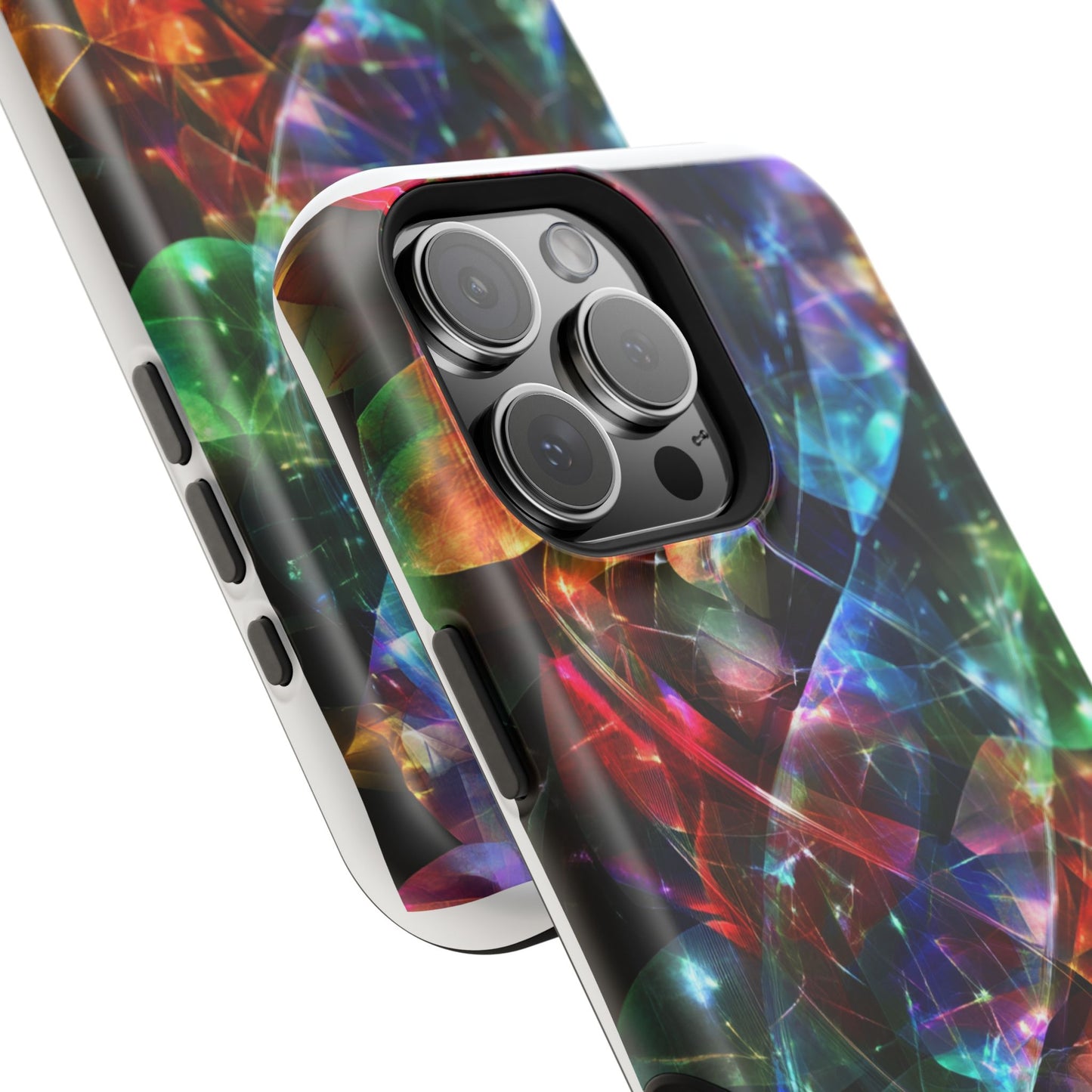 iPhone Case with Neon Colors Art by Moxie-Jay