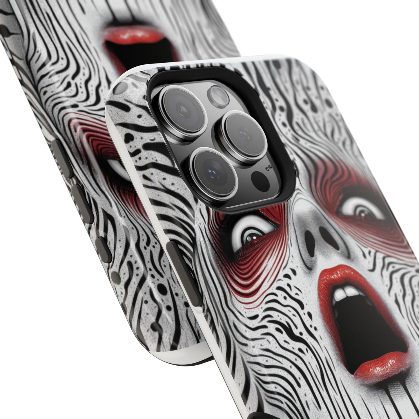 "Punk Meltdown" Luxury Magnetic Wireless Charging iPhone Case by Moxie Jay