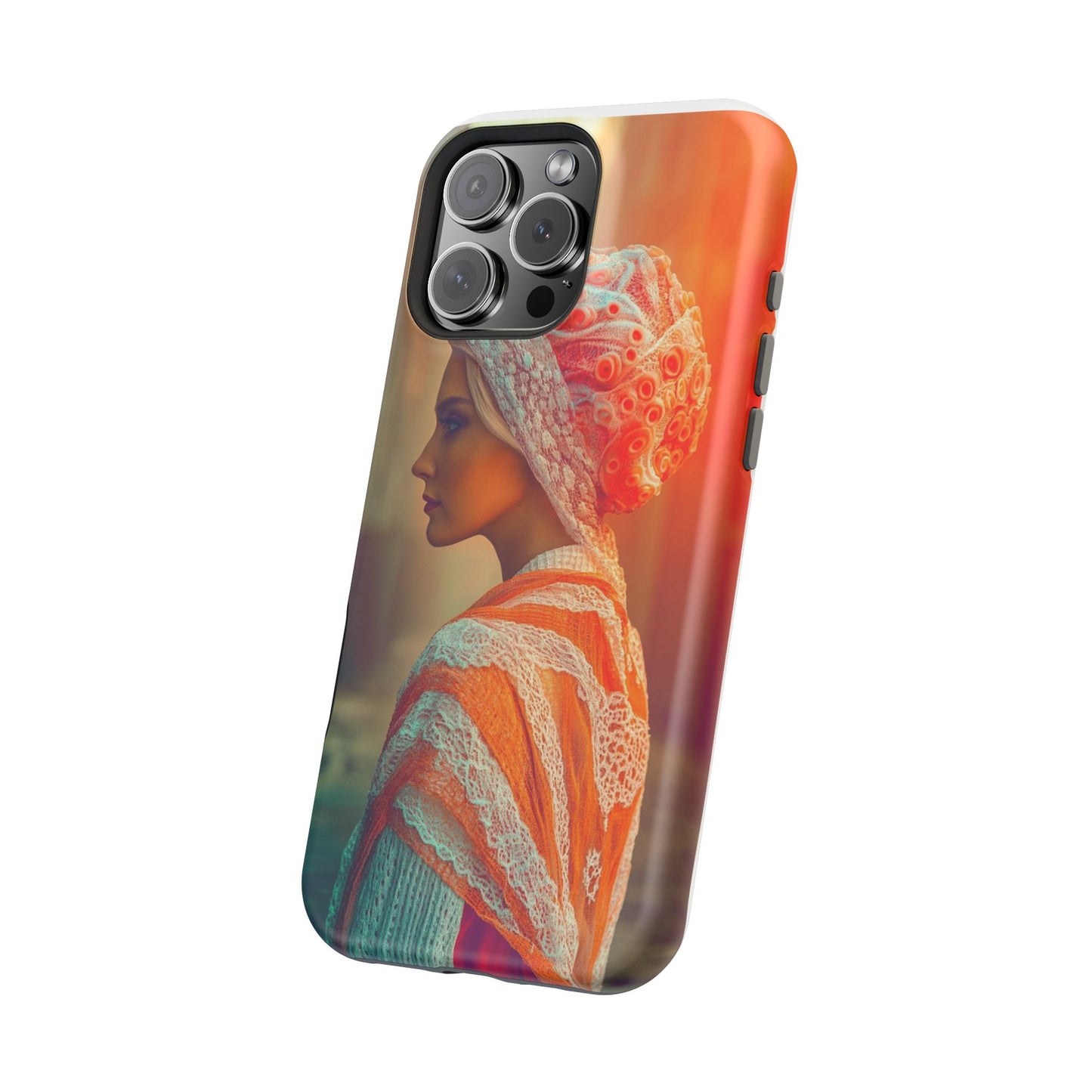 "Sunset Serenity" Luxury Magnetic Wireless Charging iPhone Case by Moxie Jay