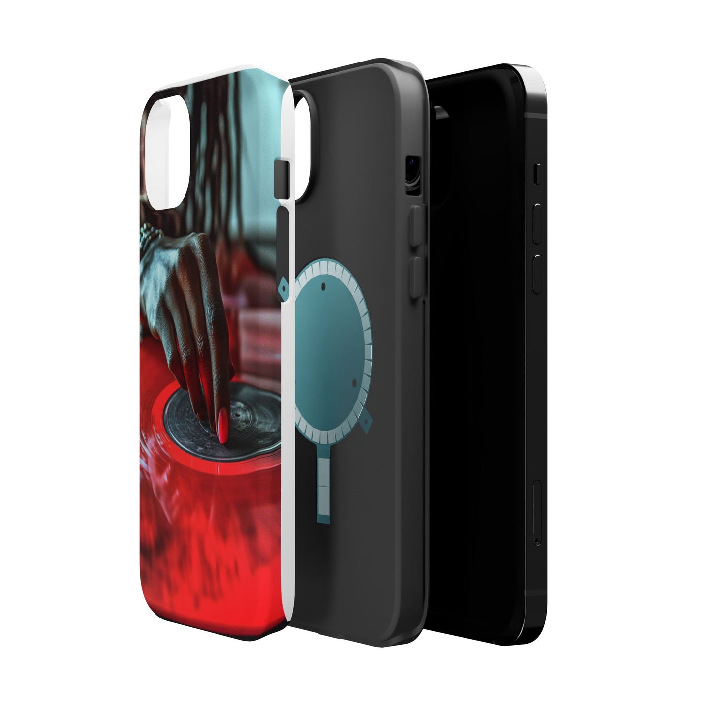 Luxurious MagSafe® Compatible iPhone Case - "Vinyl Groove" by Moxie-Jay