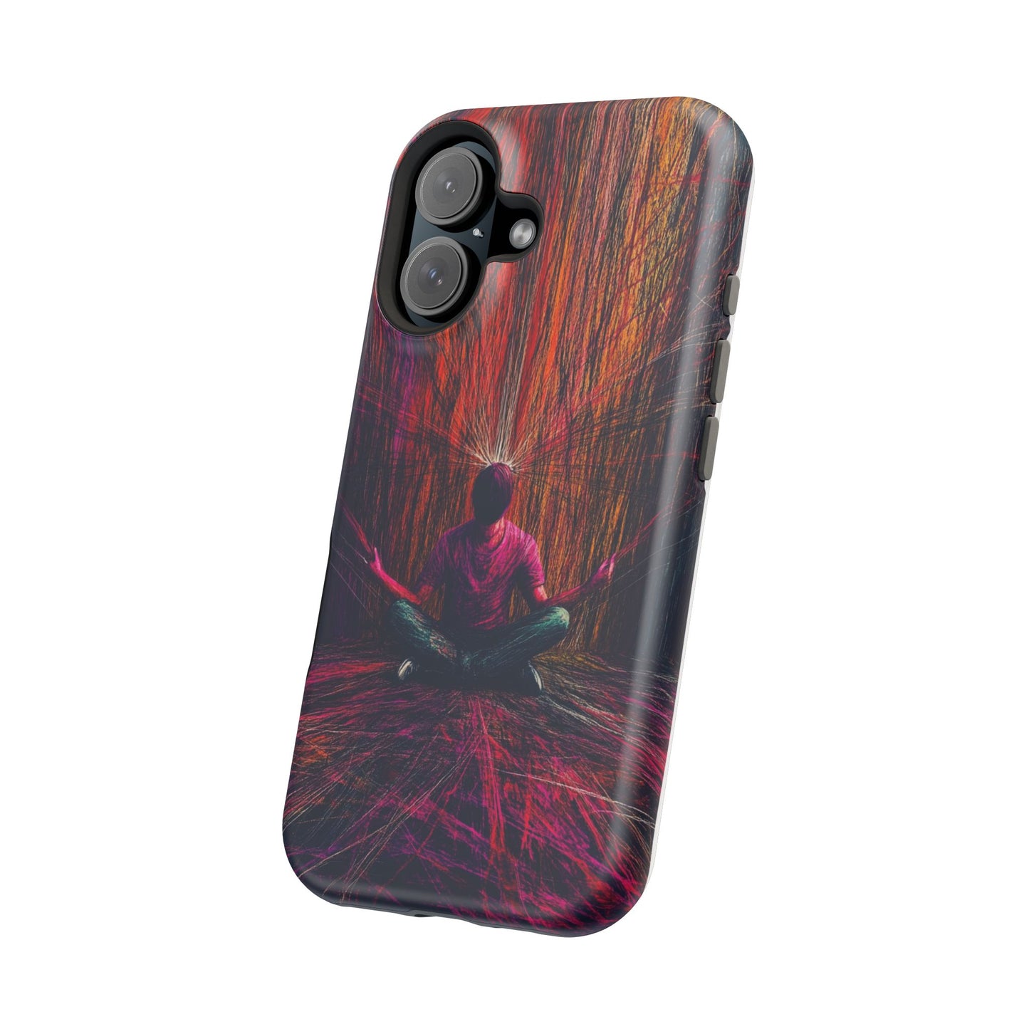Luxurious Magnetic Wireless Charging Tough iPhone Case - "Transcendence" by Moxie-Jay