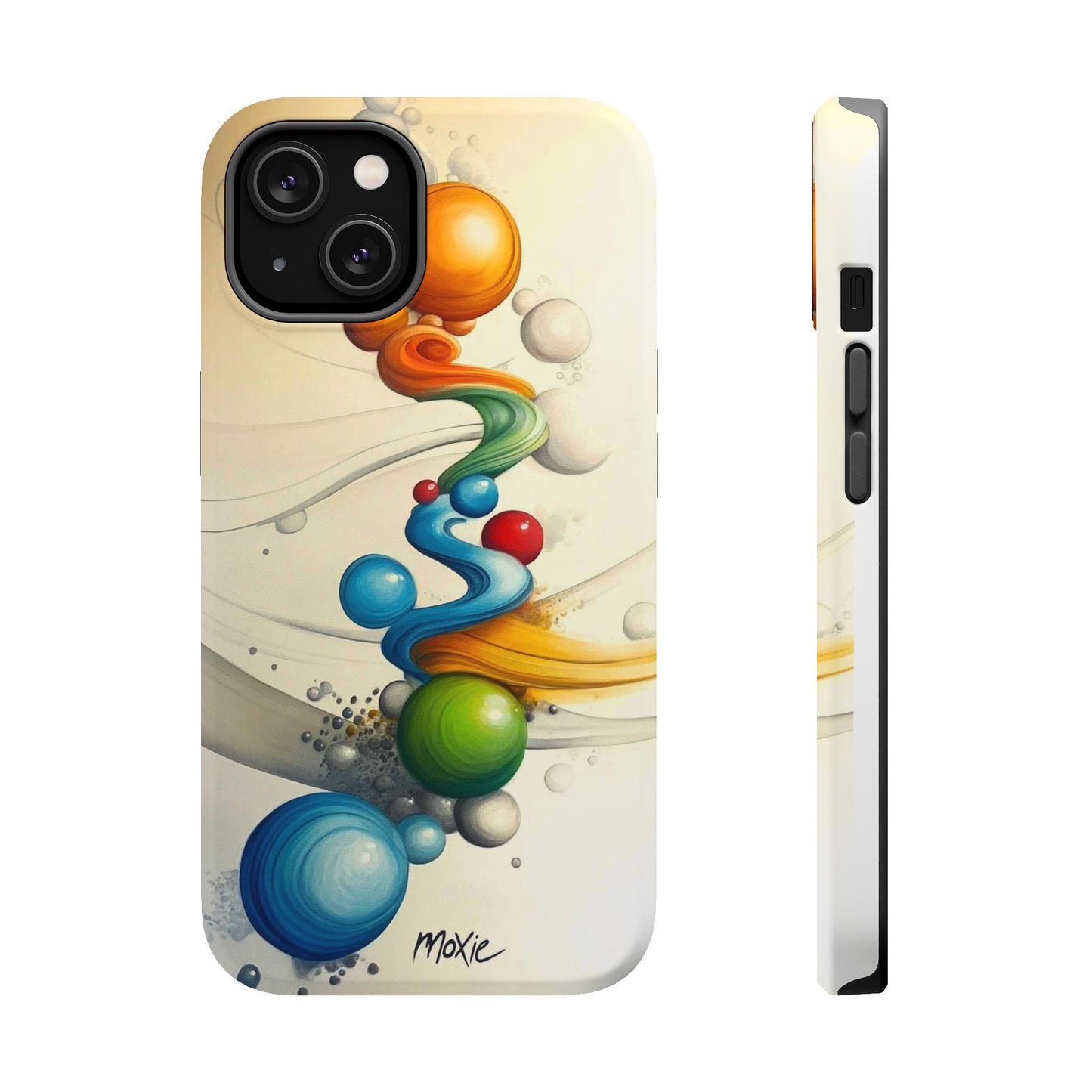 Phone Case - Abstract Balls Design by Moxie-Jay - Magnetic Tough