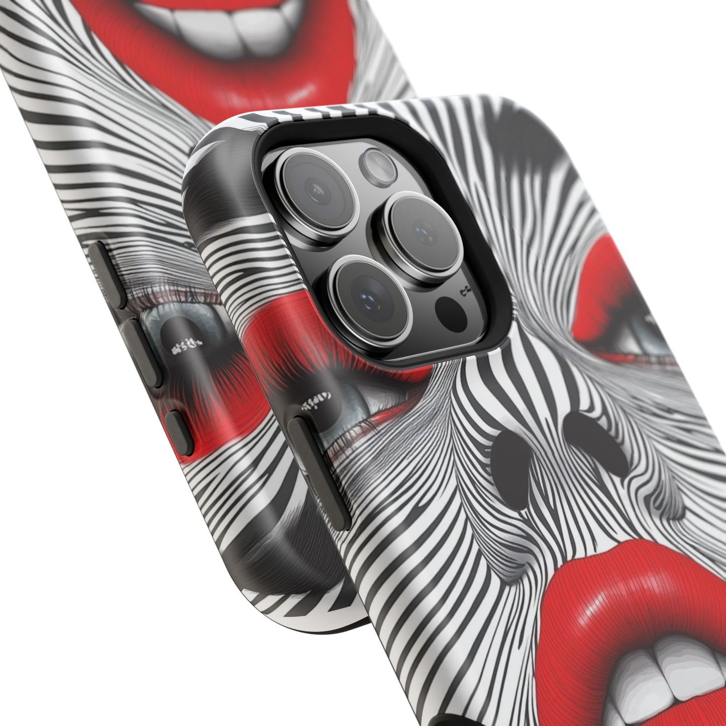 Bold Magnetic Tough Case with Striking Lip Design