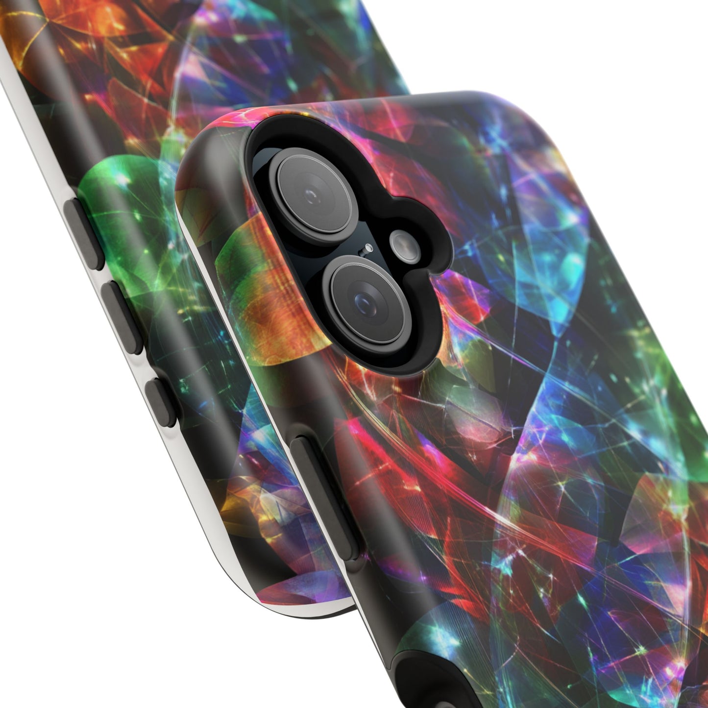 iPhone Case with Neon Colors Art by Moxie-Jay