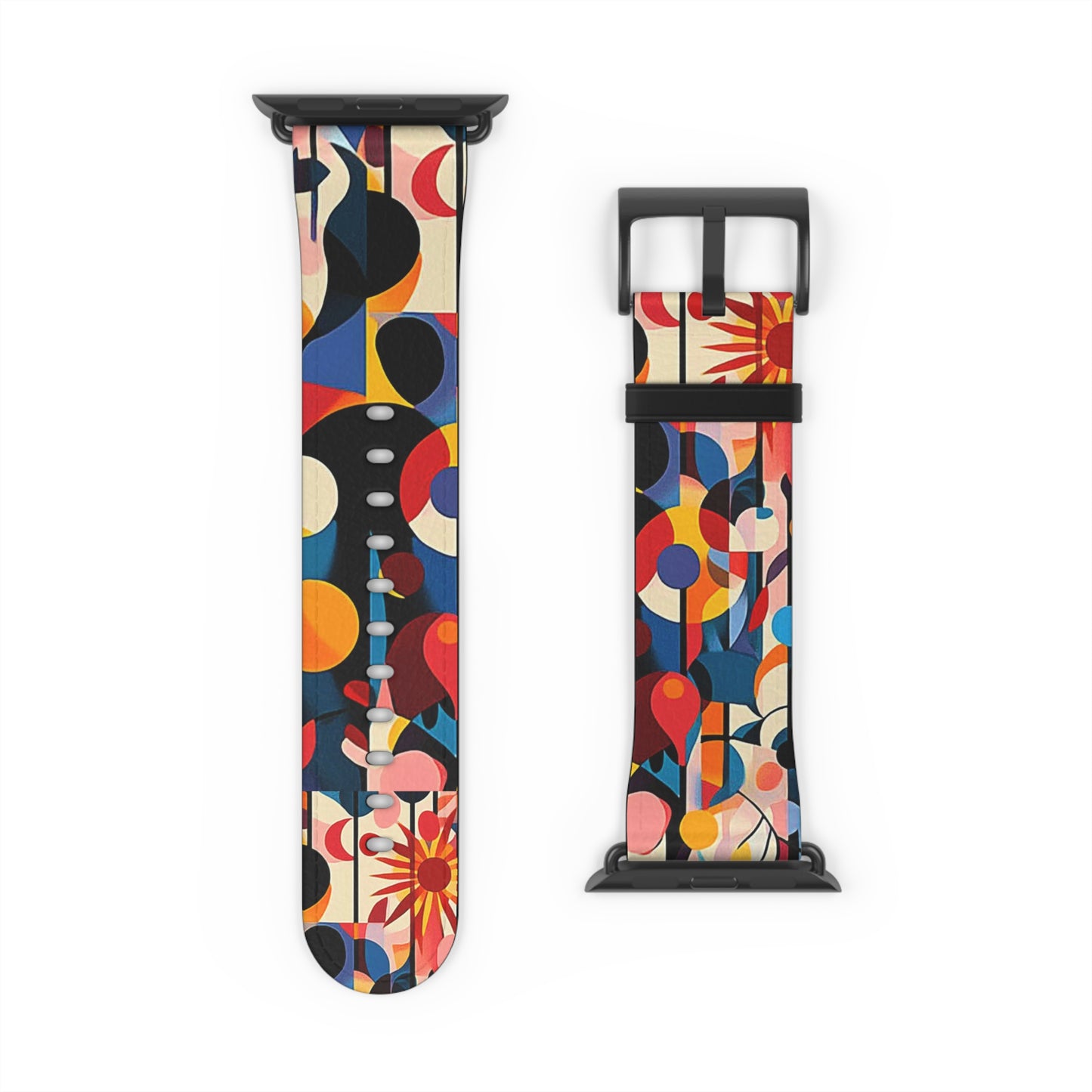 Colorful Geometric Watch Band – Stylish Accessory for Any Occasion