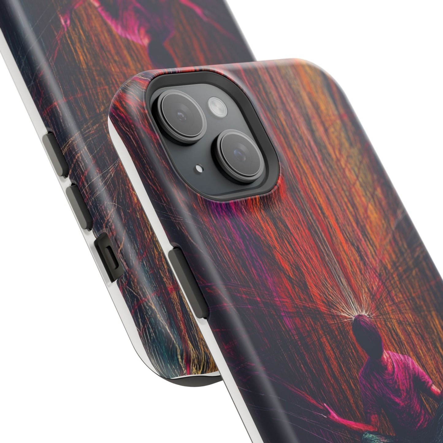 Luxurious Magnetic Wireless Charging Tough iPhone Case - "Transcendence" by Moxie-Jay