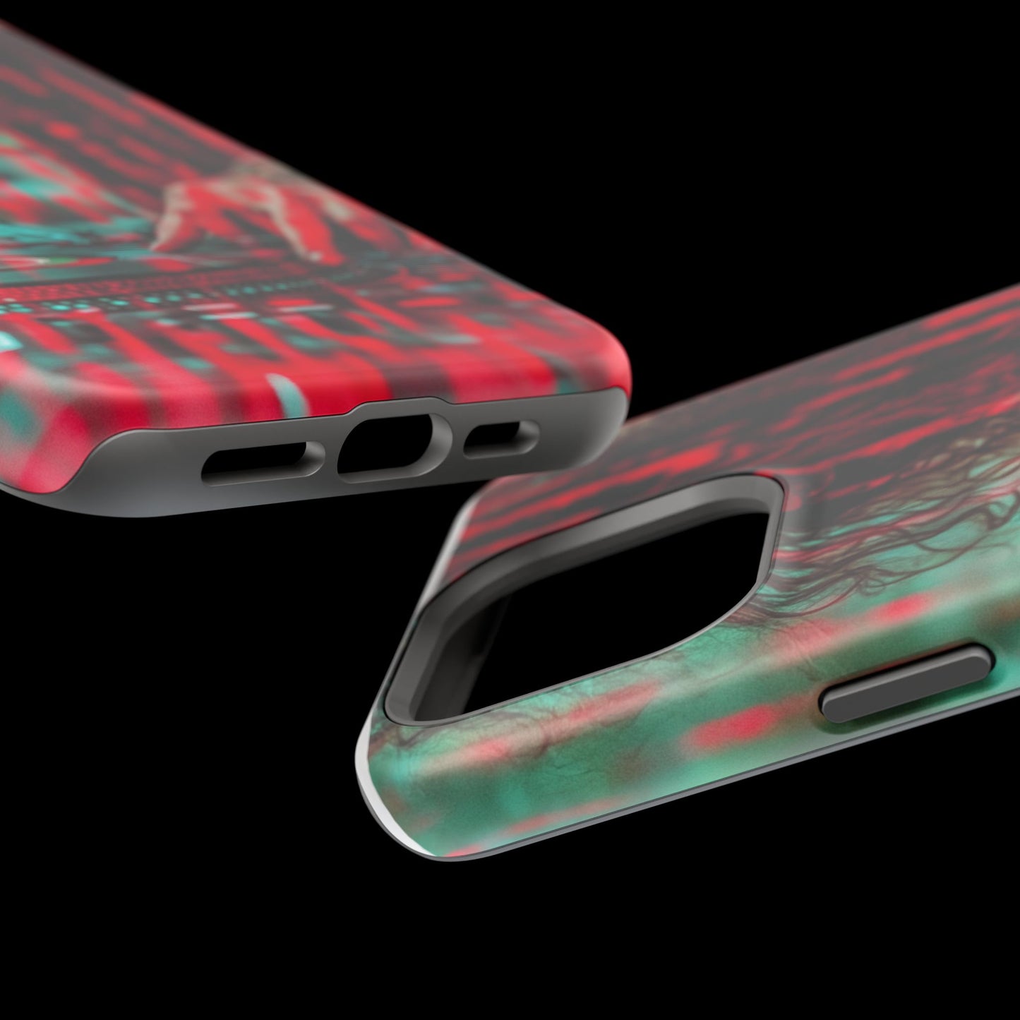 "Vinyl Virtuoso" Luxury Magnetic Wireless Charging iPhone Case by Moxie Jay