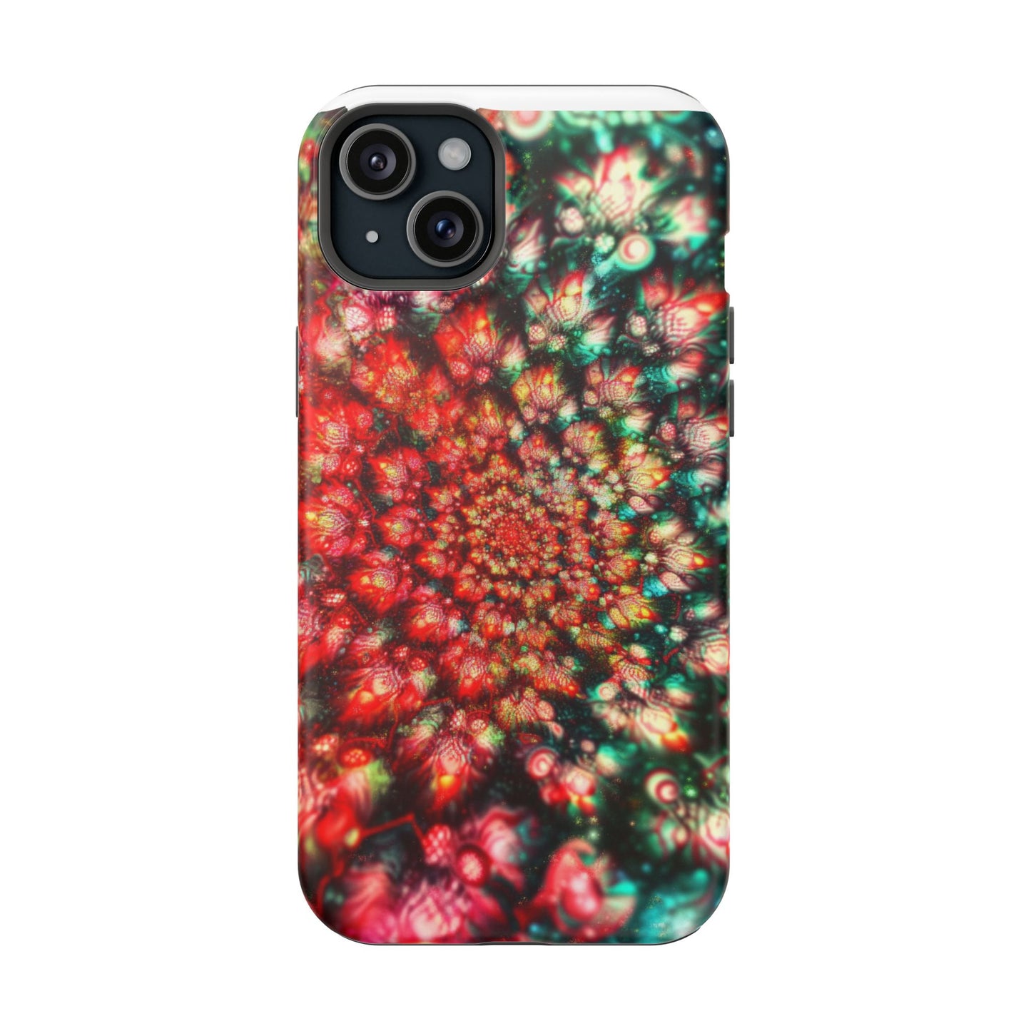 Luxurious Magnetic Wireless Charging Tough iPhone Case - "Psychedelic Dreams" by Moxie-Jay