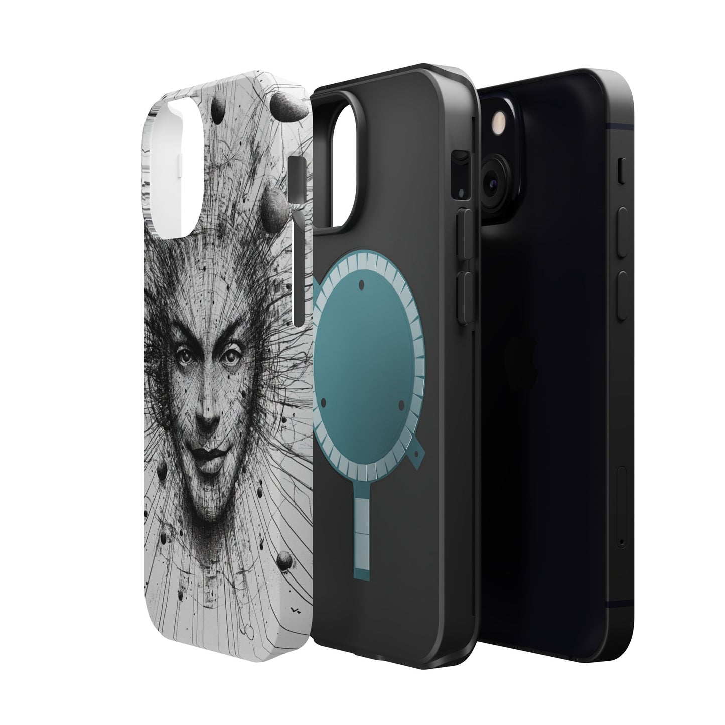 Artistic Magnetic Phone Case - Unique Design for Creative Minds