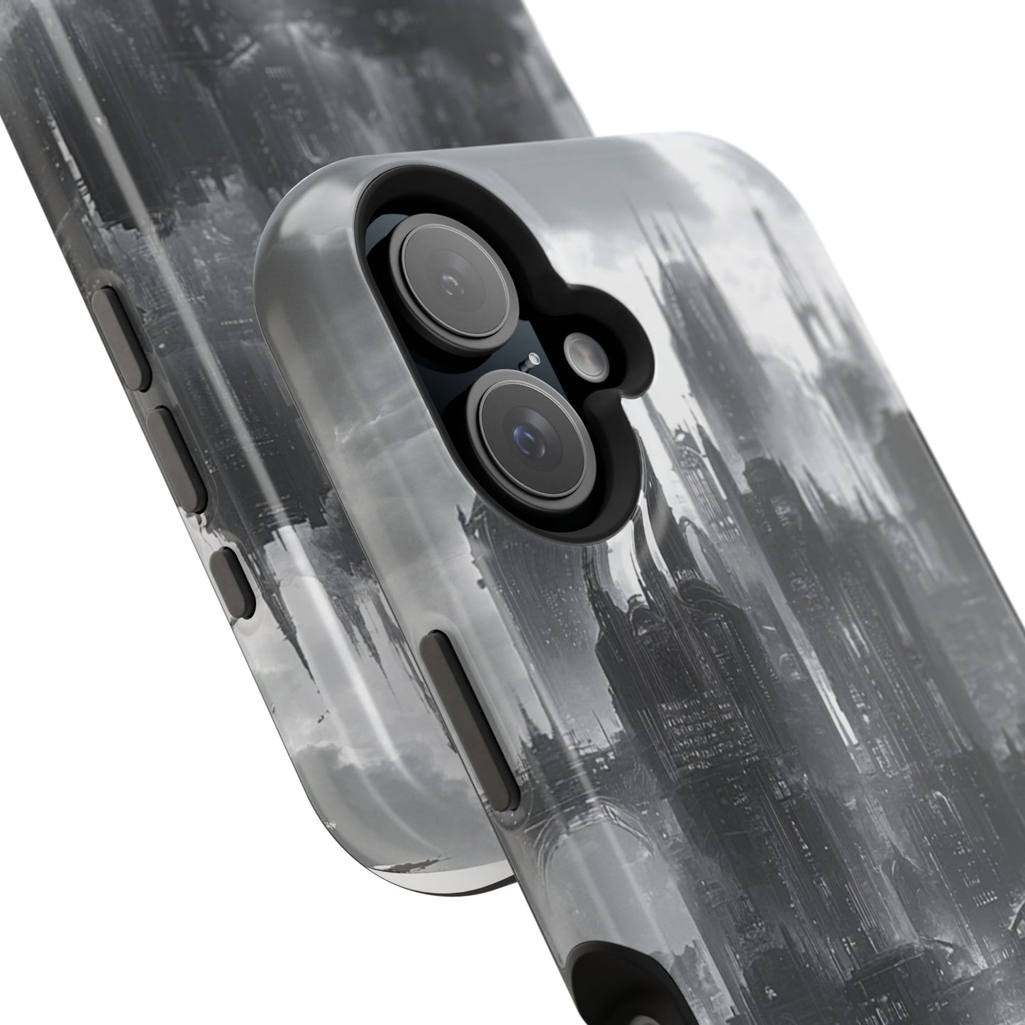 iPhone Magnetic Tough Case - Futuristic Gotham Design by Moxie Jay