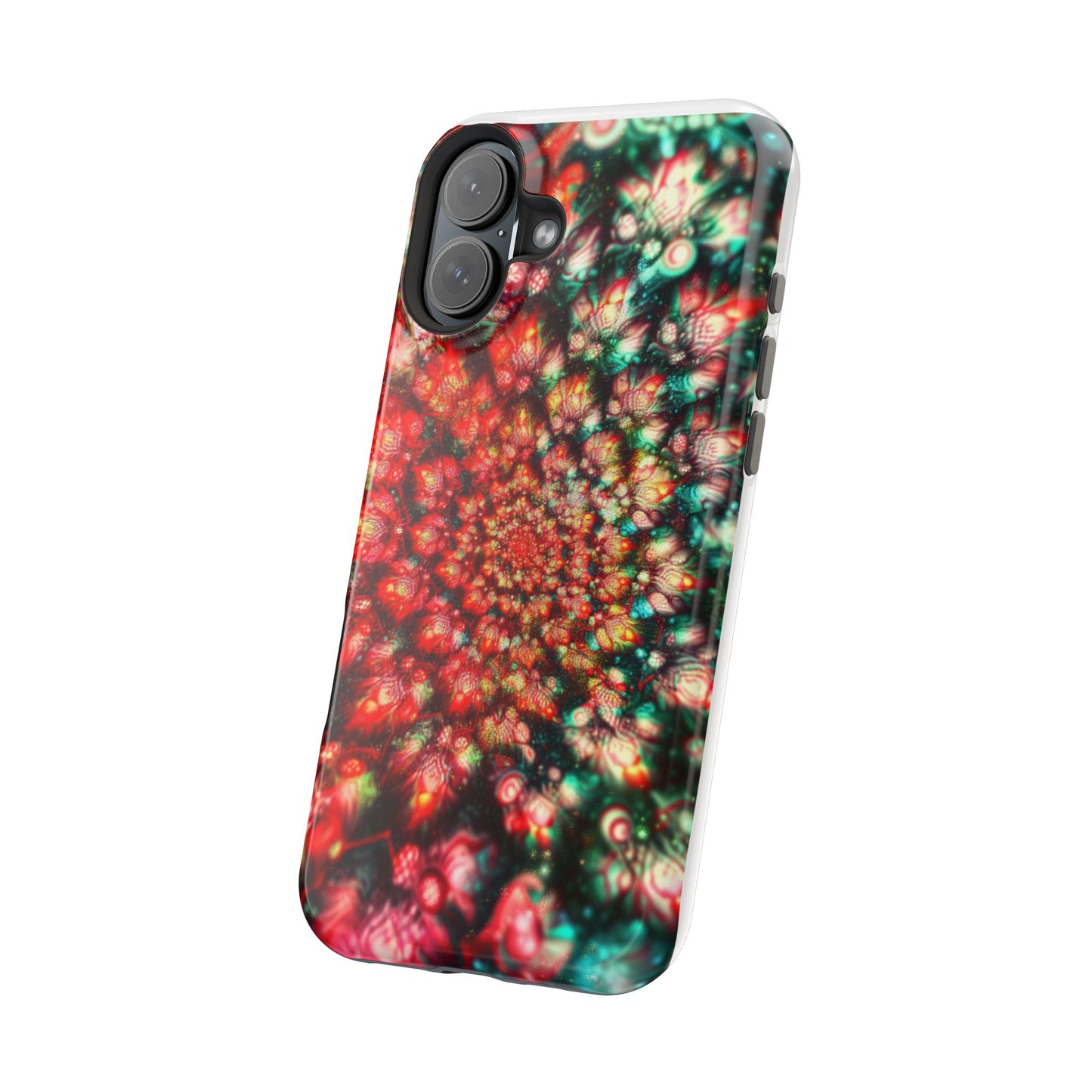Luxurious Magnetic Wireless Charging Tough iPhone Case - "Psychedelic Dreams" by Moxie-Jay