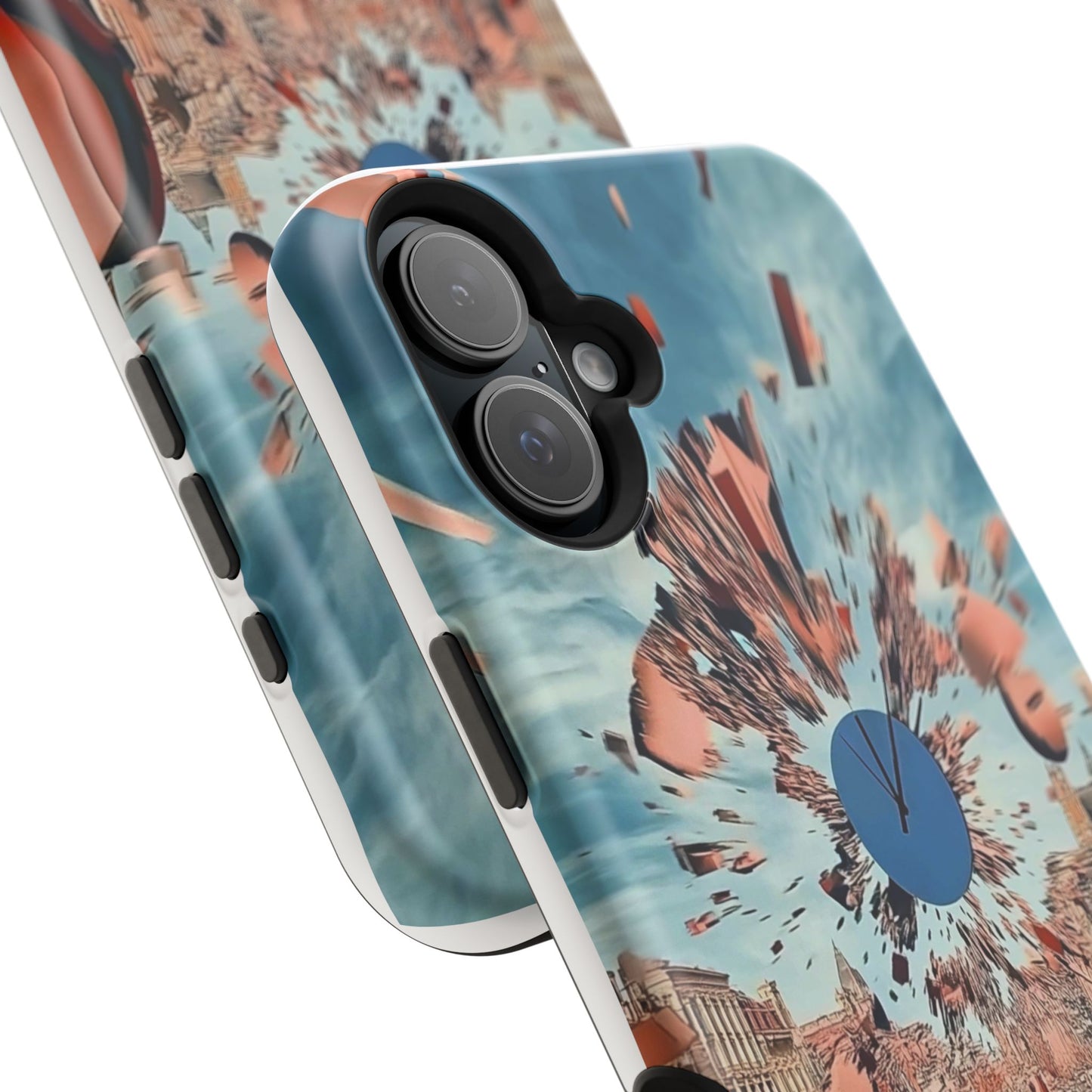 Phone Case with 'World at 10000 MPH' Art by Moxie Jay