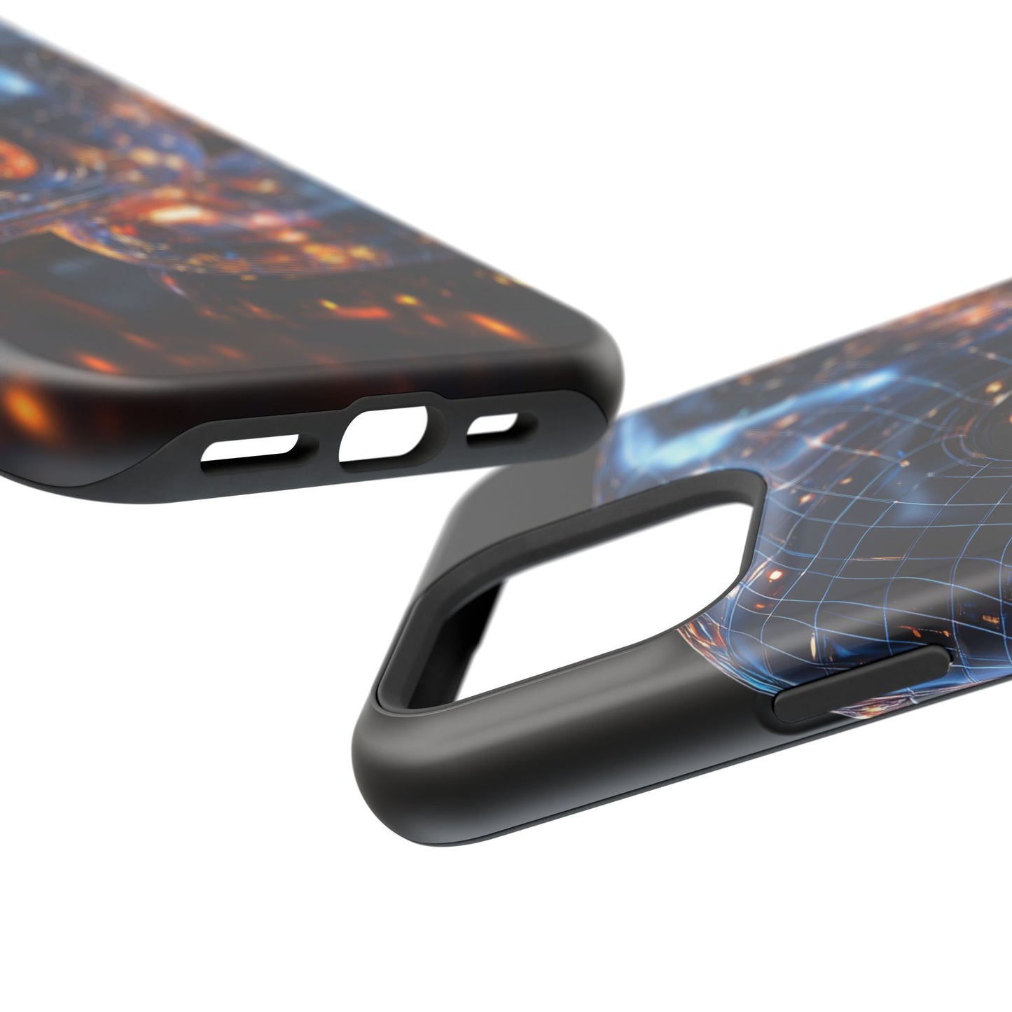 "Cosmic Reptile" Luxury Magnetic Wireless Charging iPhone Case by Moxie Jay