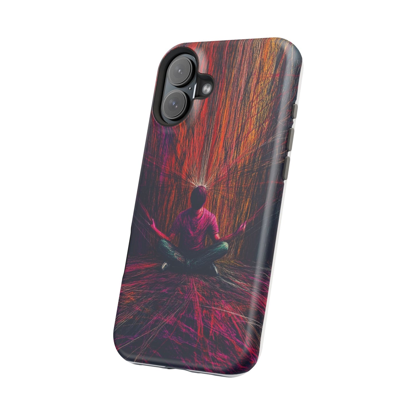 Luxurious Magnetic Wireless Charging Tough iPhone Case - "Transcendence" by Moxie-Jay