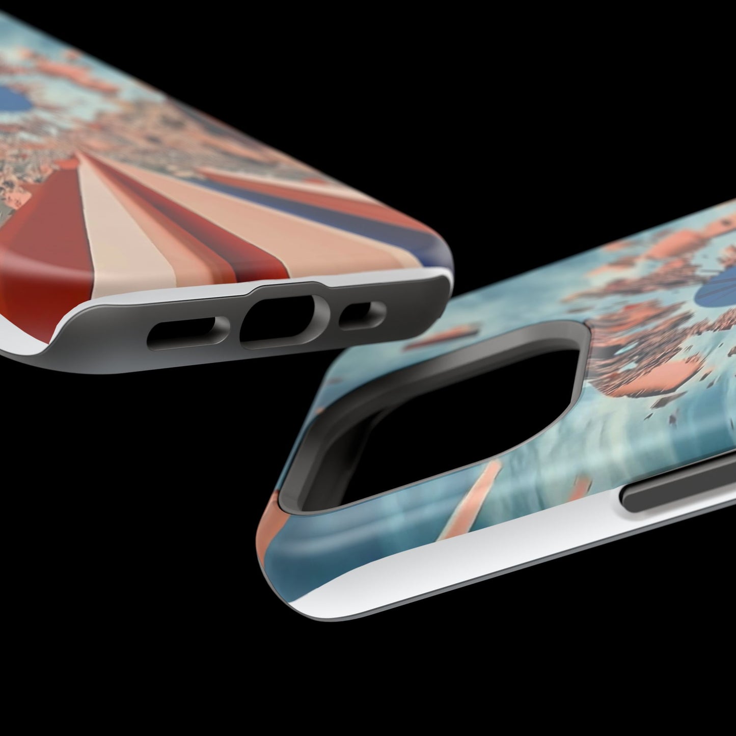 Phone Case with 'World at 10000 MPH' Art by Moxie Jay