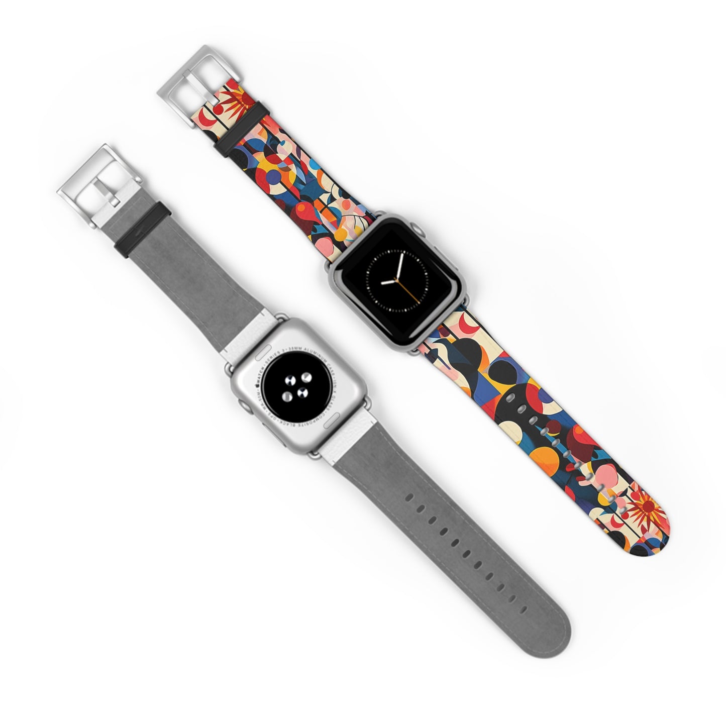 Colorful Geometric Watch Band – Stylish Accessory for Any Occasion