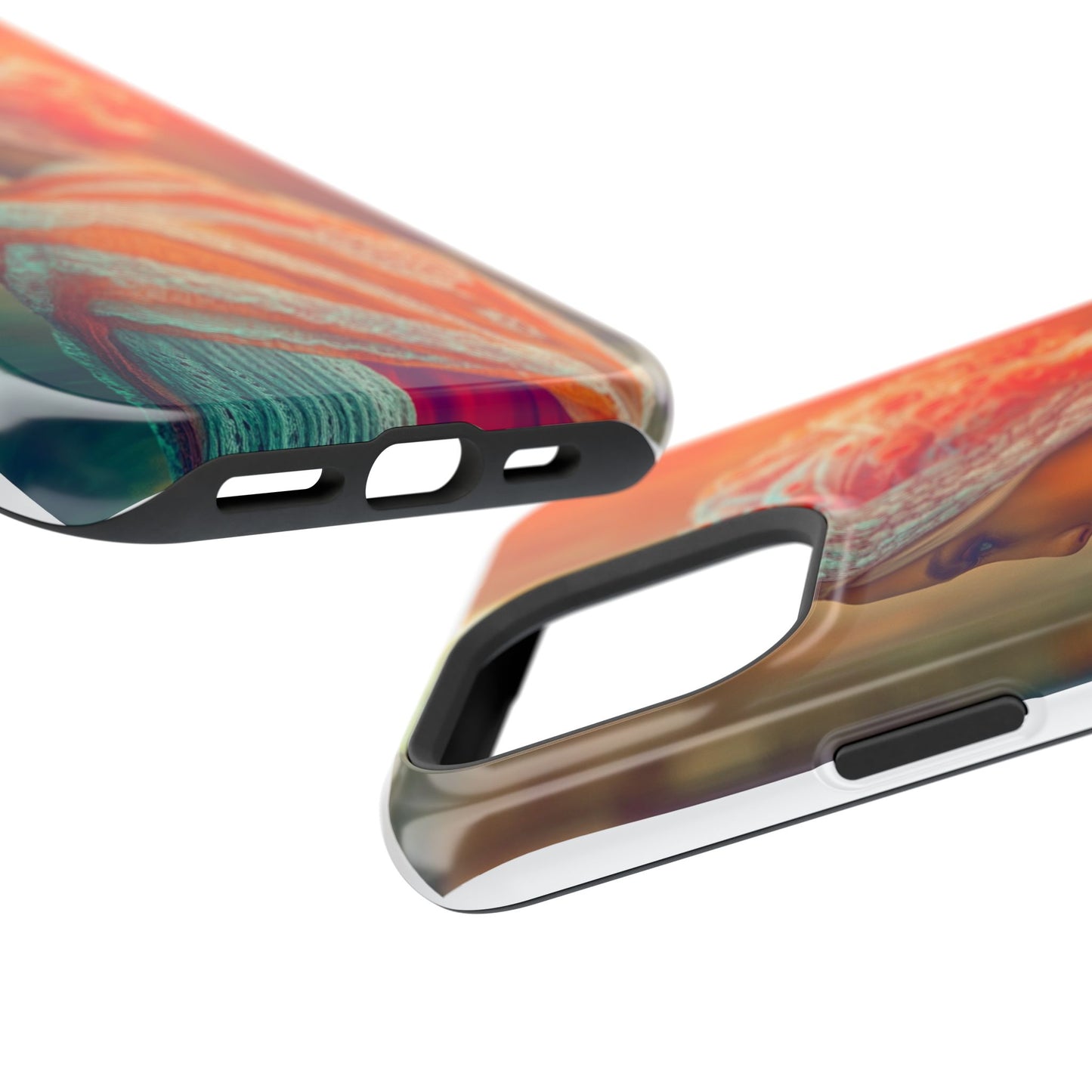 "Sunset Serenity" Luxury Magnetic Wireless Charging iPhone Case by Moxie Jay