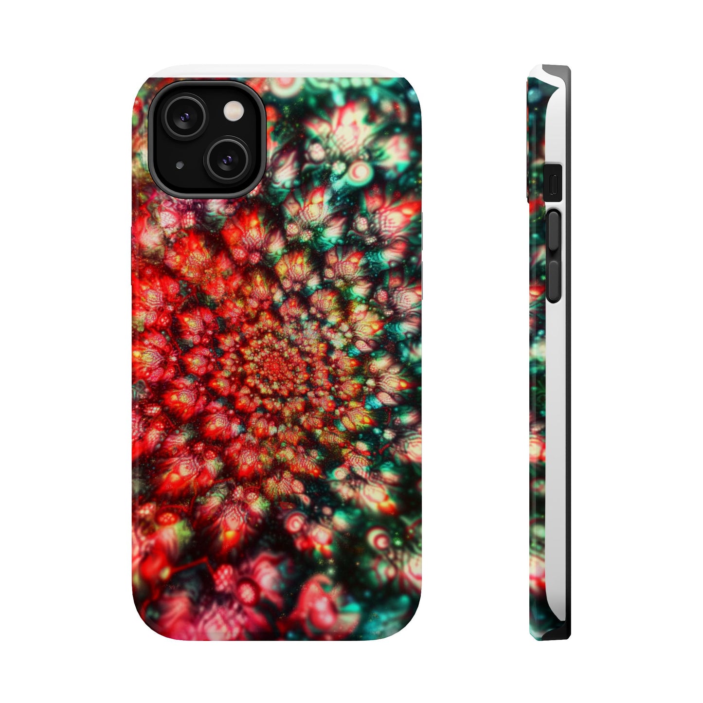 Luxurious Magnetic Wireless Charging Tough iPhone Case - "Psychedelic Dreams" by Moxie-Jay