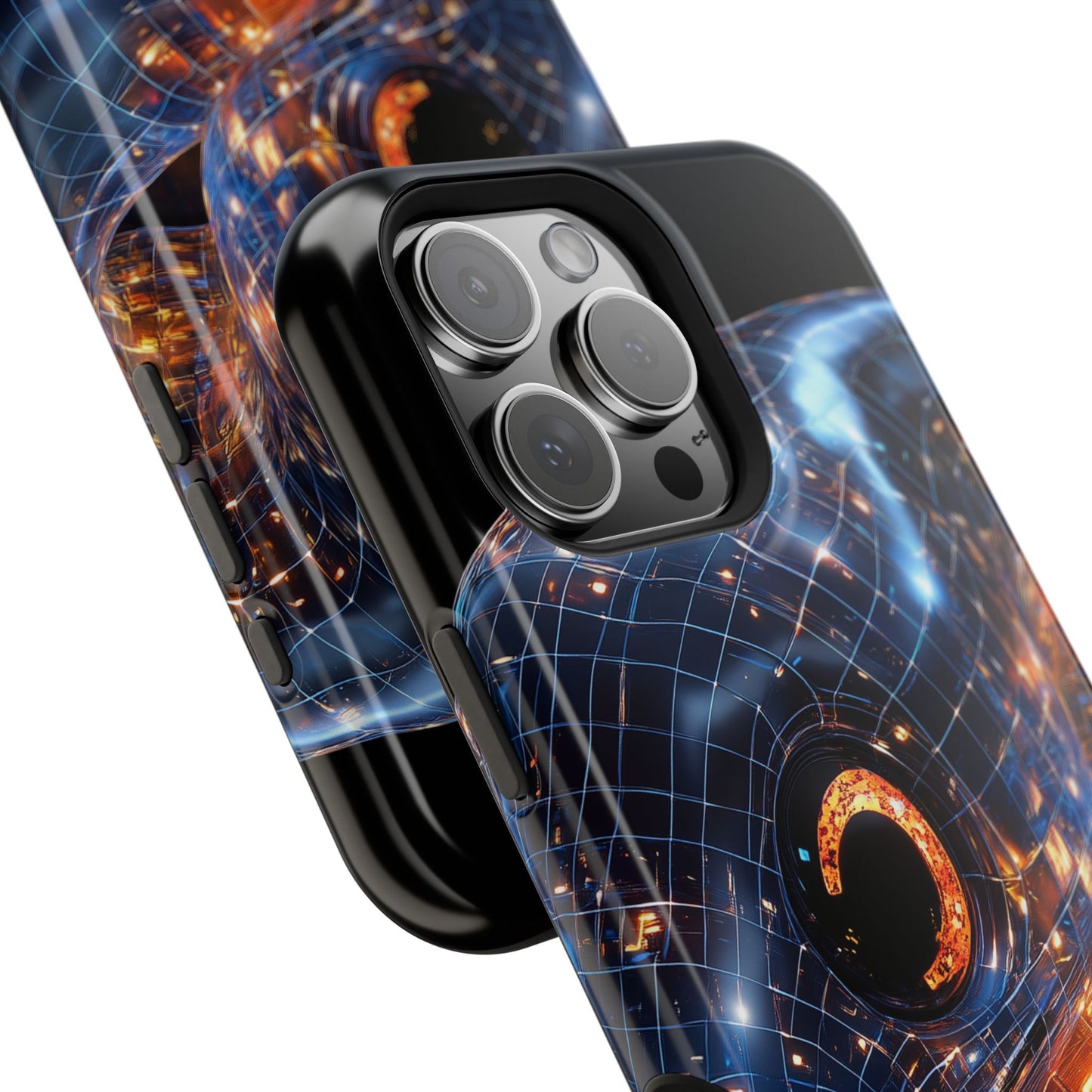 "Cosmic Reptile" Luxury Magnetic Wireless Charging iPhone Case by Moxie Jay