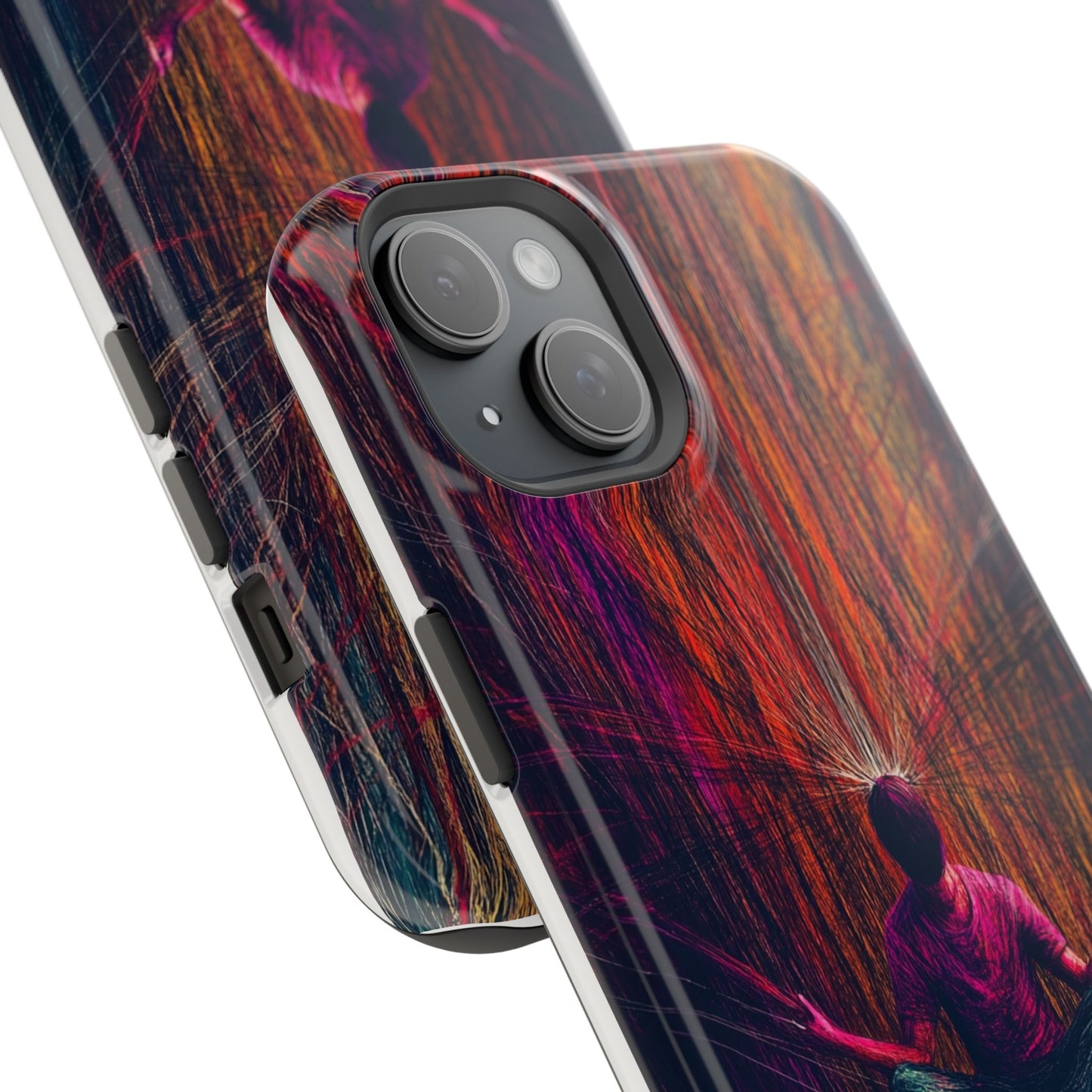 Luxurious Magnetic Wireless Charging Tough iPhone Case - "Transcendence" by Moxie-Jay