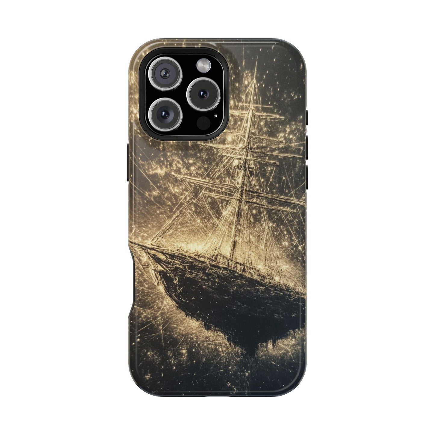 Vintage Ship Magnetic Tough Cases | Nautical Phone Cover for Adventure Lovers