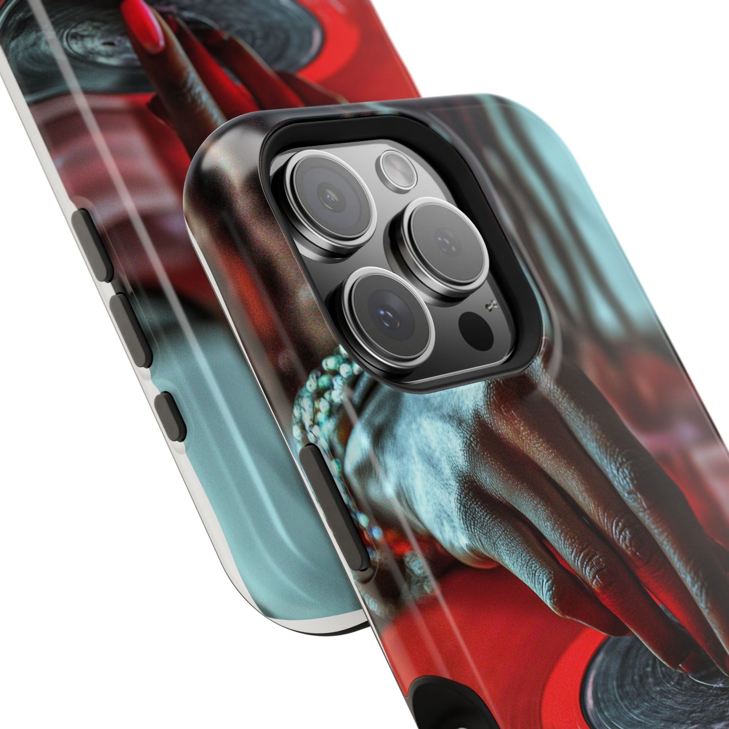 Luxurious MagSafe® Compatible iPhone Case - "Vinyl Groove" by Moxie-Jay