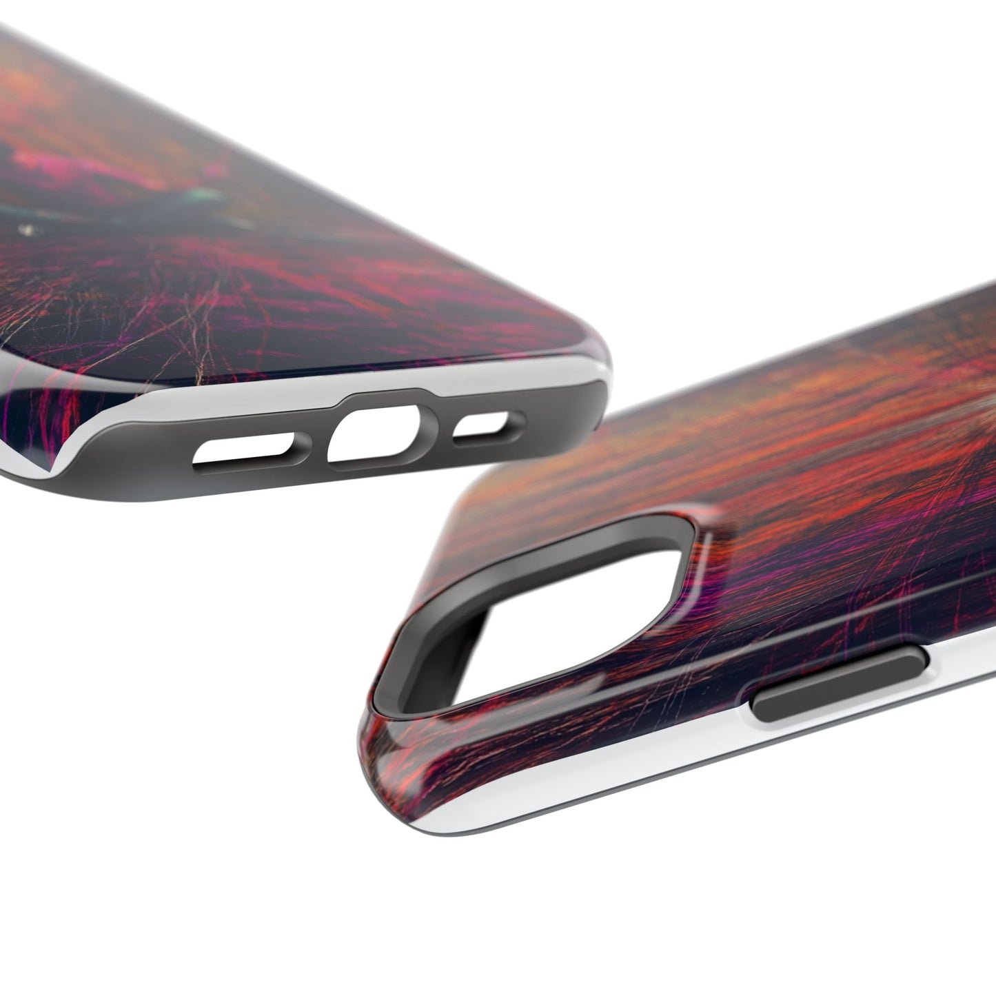 Luxurious Magnetic Wireless Charging Tough iPhone Case - "Transcendence" by Moxie-Jay
