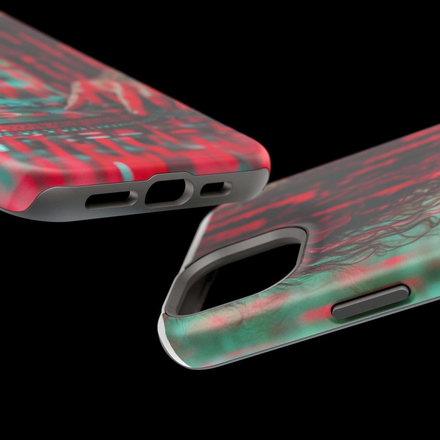 "Vinyl Virtuoso" Luxury Magnetic Wireless Charging iPhone Case by Moxie Jay