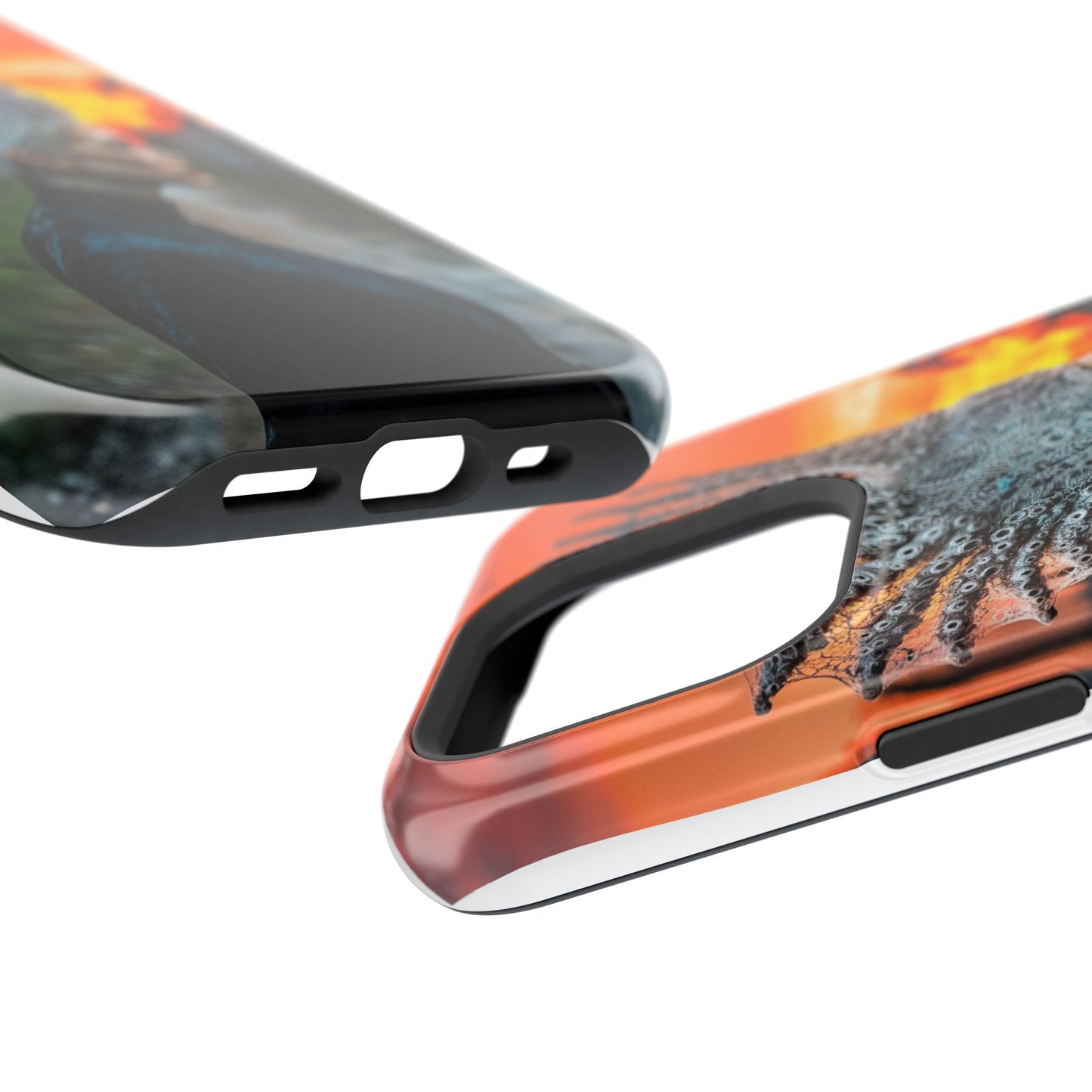 Sunset Goddess" Magnetic Wireless Charging iPhone Case by Moxie Jay