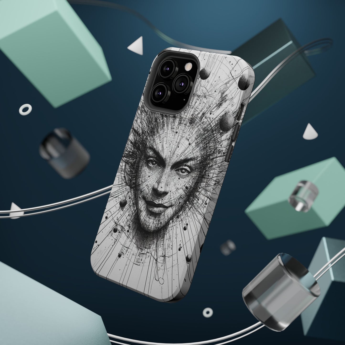 Artistic Magnetic Phone Case - Unique Design for Creative Minds