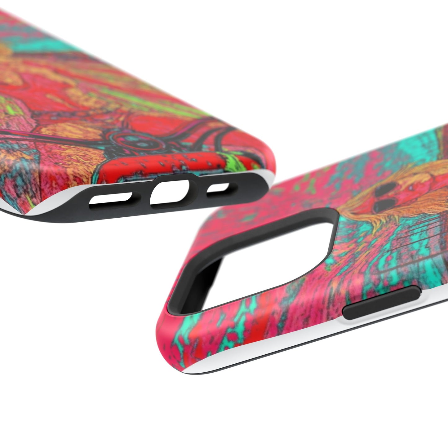 Tough Phone Cases - Topless Woman on Motorcycle