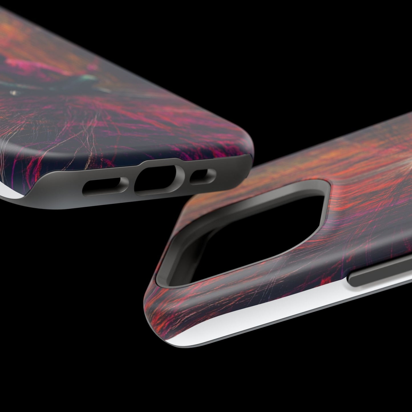 Luxurious Magnetic Wireless Charging Tough iPhone Case - "Transcendence" by Moxie-Jay