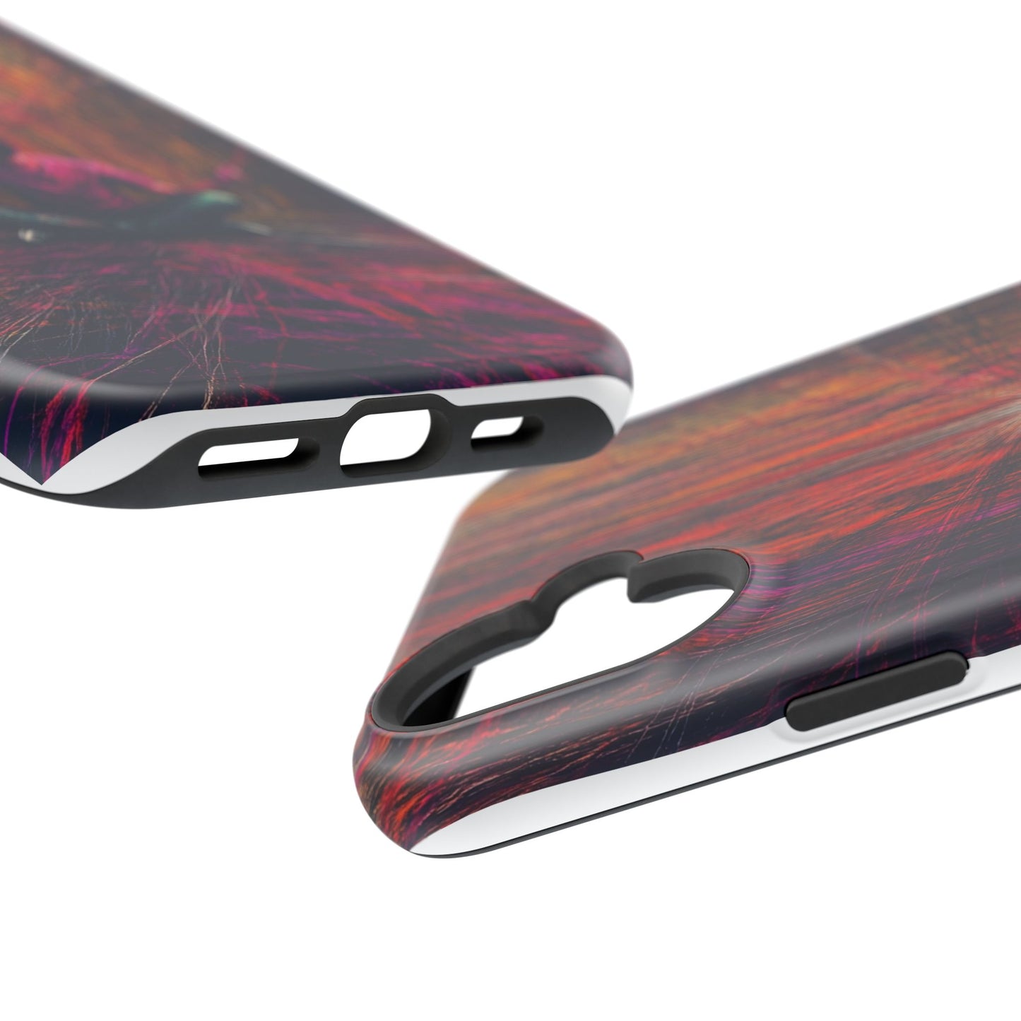 Luxurious Magnetic Wireless Charging Tough iPhone Case - "Transcendence" by Moxie-Jay