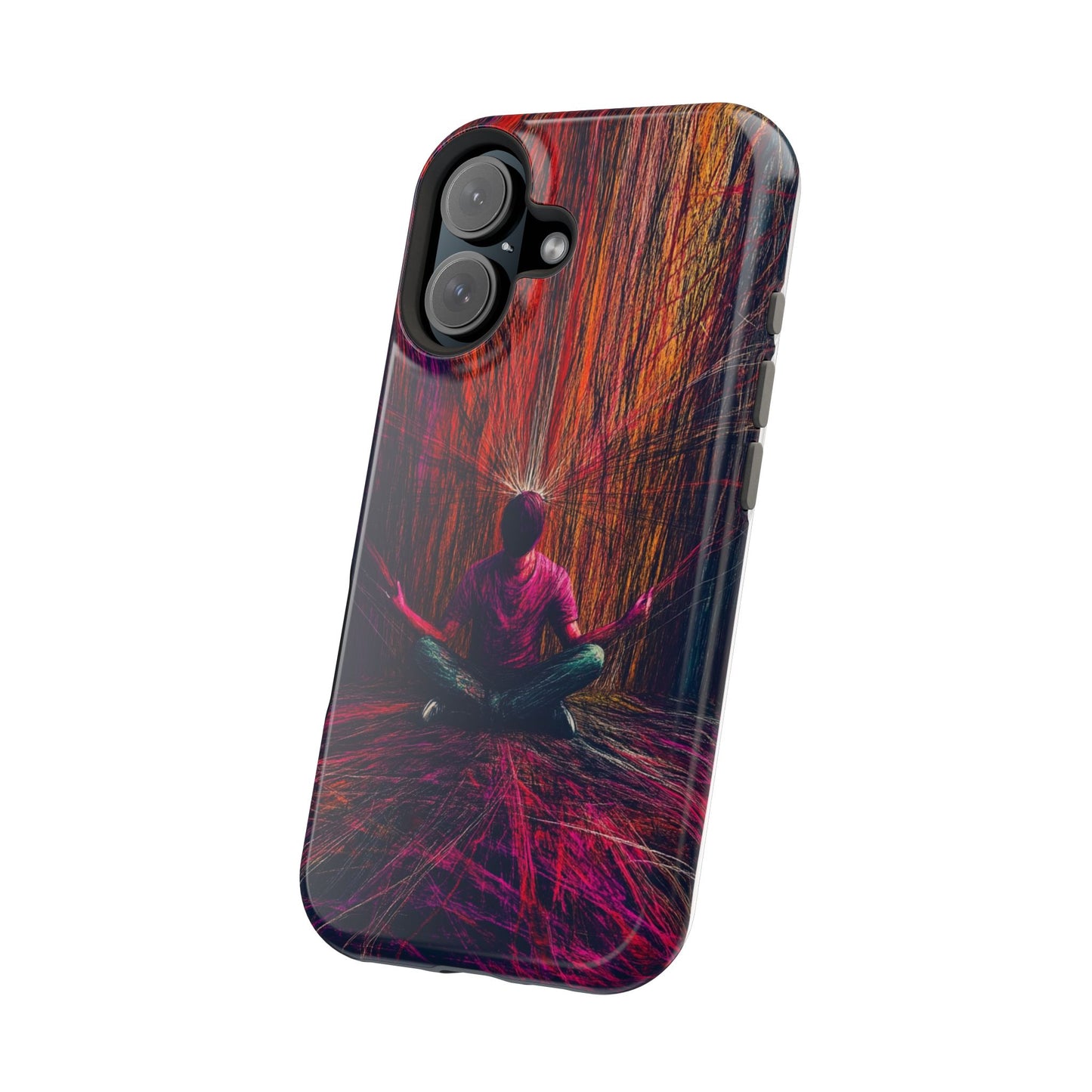Luxurious Magnetic Wireless Charging Tough iPhone Case - "Transcendence" by Moxie-Jay