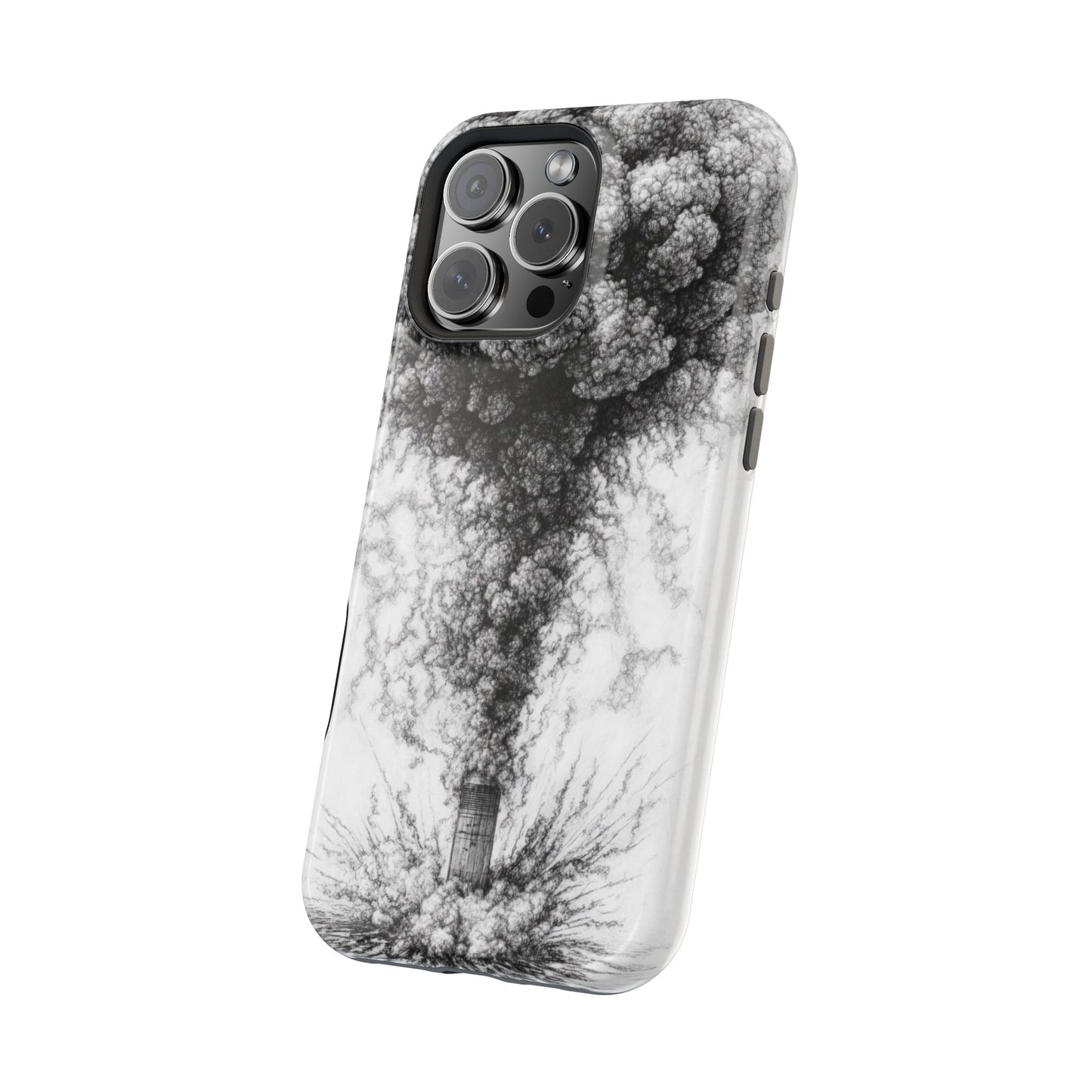 Artistic Magnetic Tough Case - Abstract Smoke Design