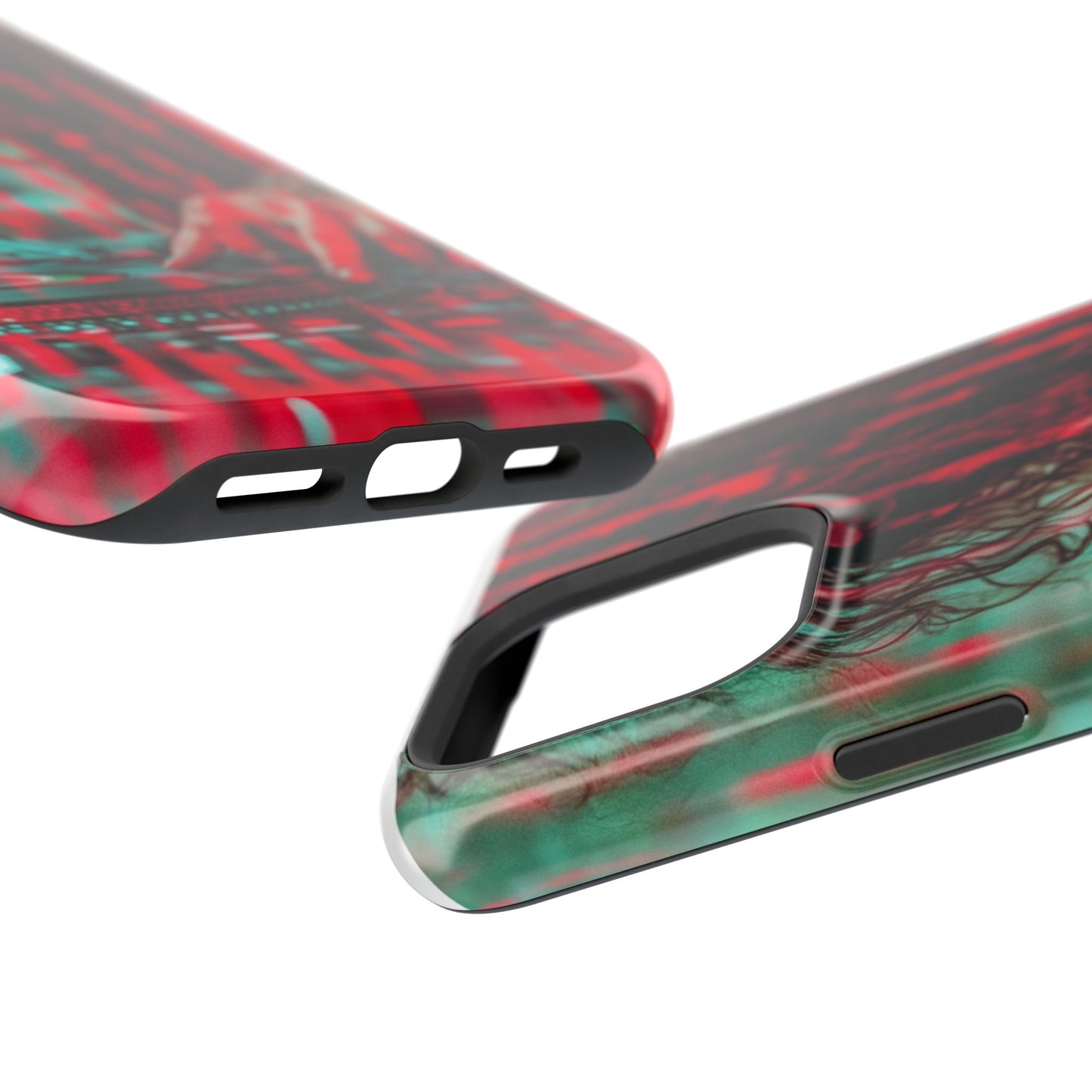 "Vinyl Virtuoso" Luxury Magnetic Wireless Charging iPhone Case by Moxie Jay