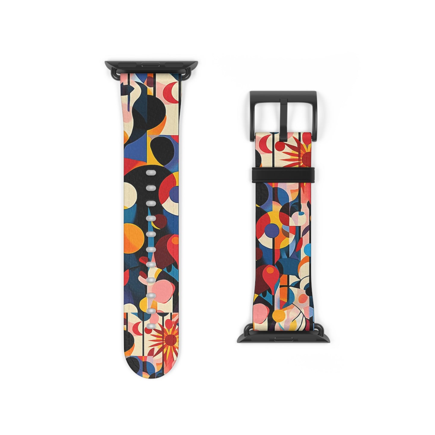Colorful Geometric Watch Band – Stylish Accessory for Any Occasion