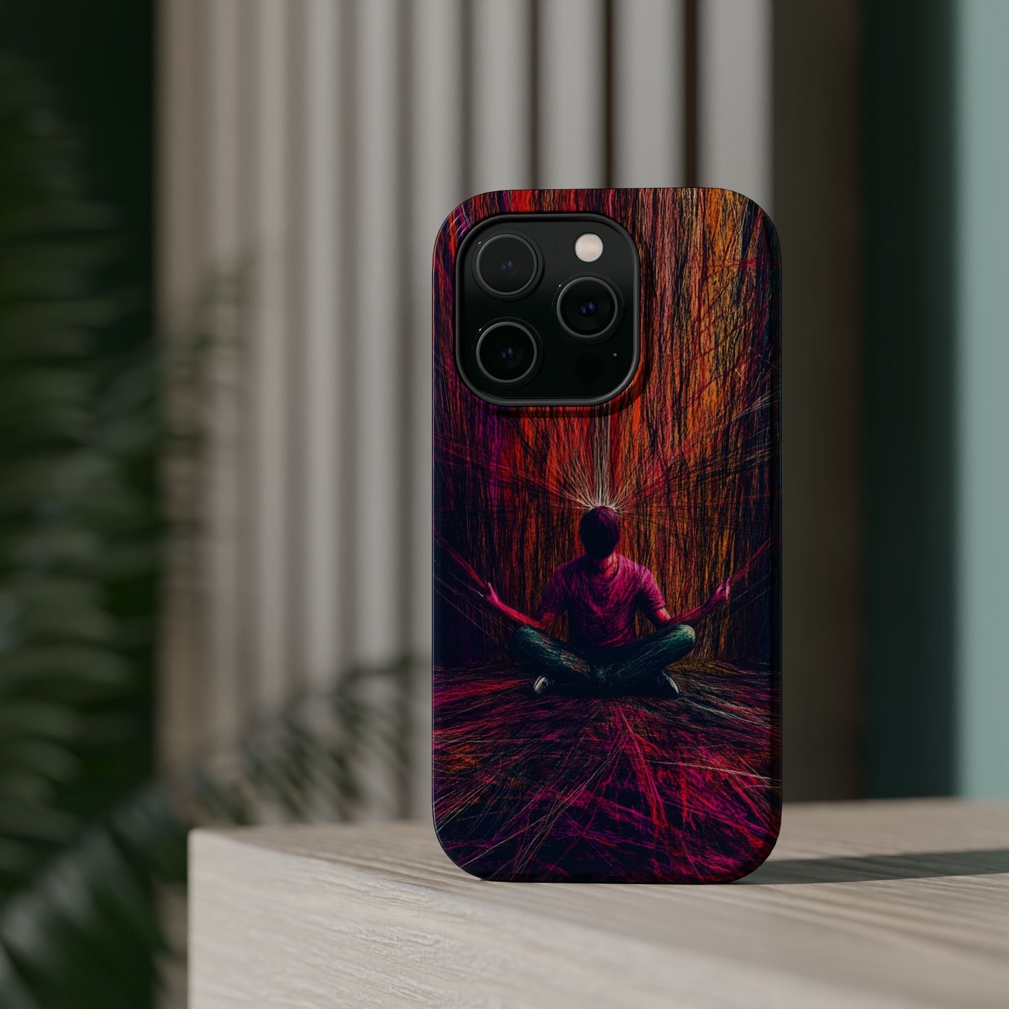 Luxurious Magnetic Wireless Charging Tough iPhone Case - "Transcendence" by Moxie-Jay