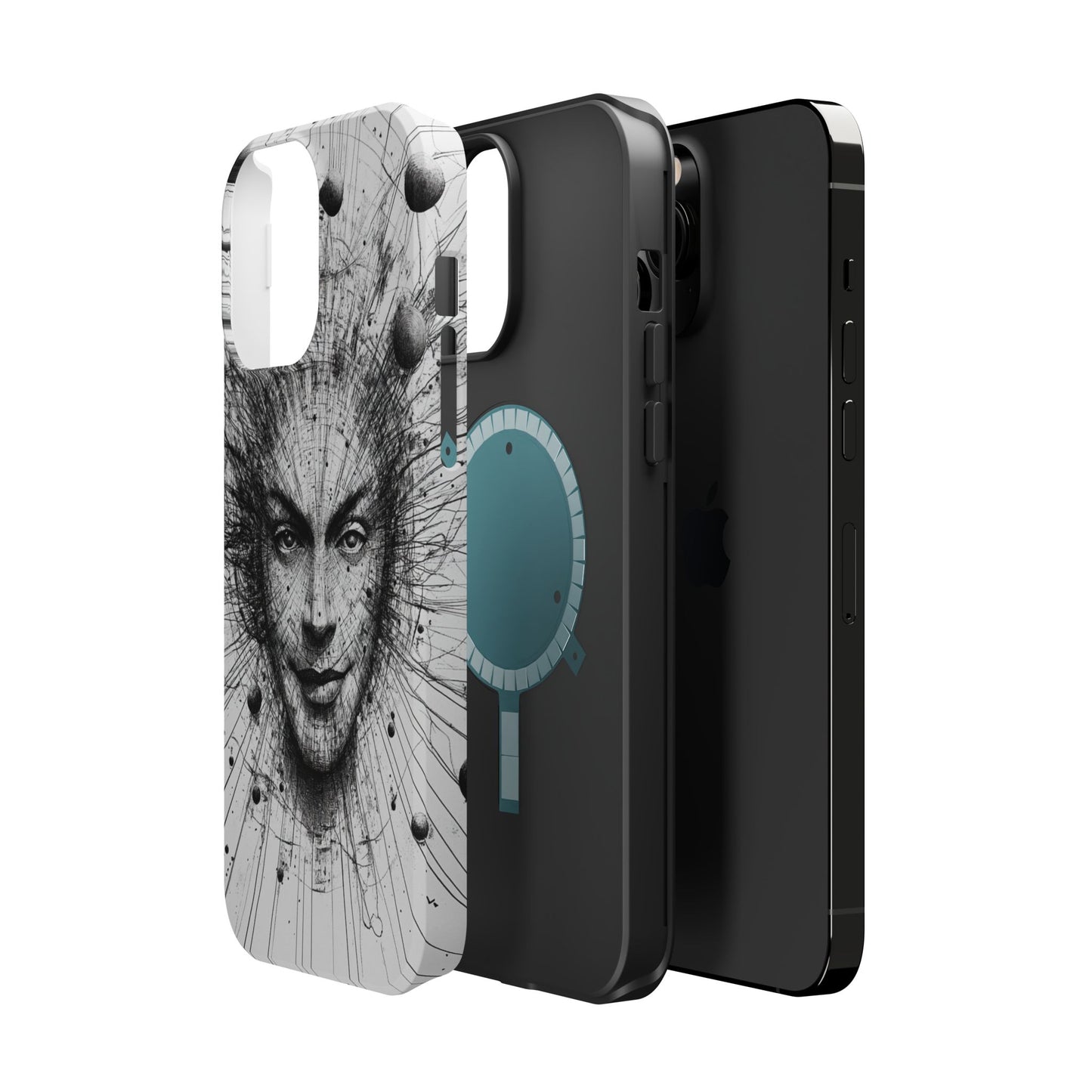 Artistic Magnetic Phone Case - Unique Design for Creative Minds
