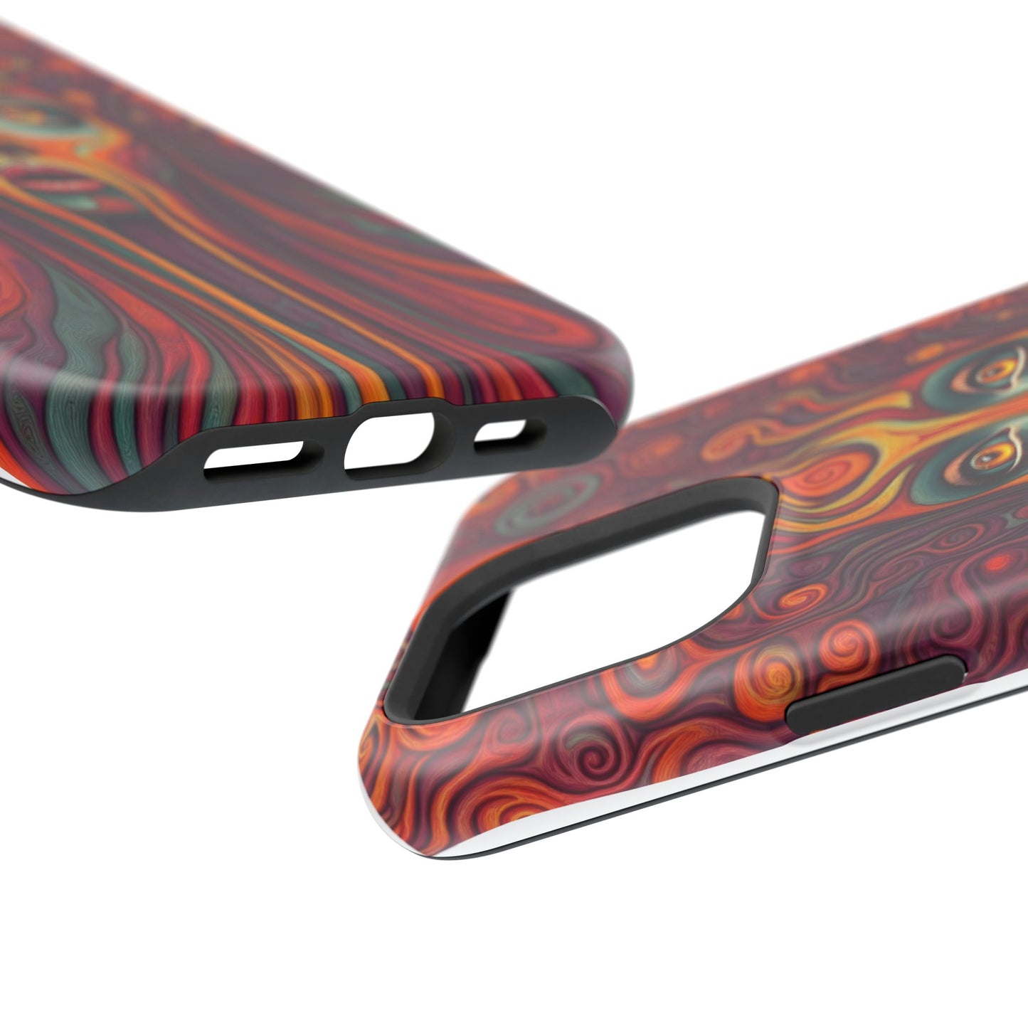 Luxurious MagSafe® Compatible iPhone Case - "Cosmic Meltdown" by Moxie-Jay