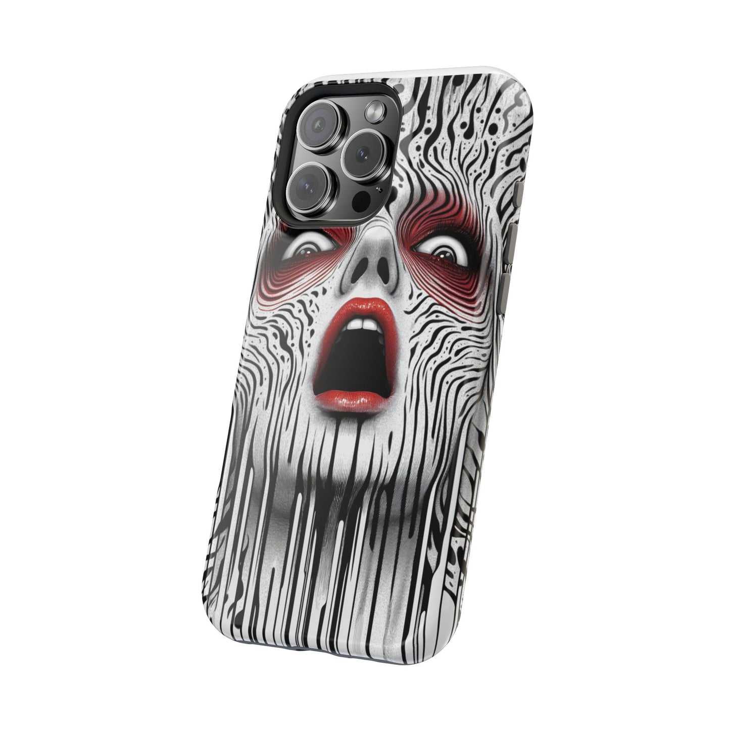 "Punk Meltdown" Luxury Magnetic Wireless Charging iPhone Case by Moxie Jay