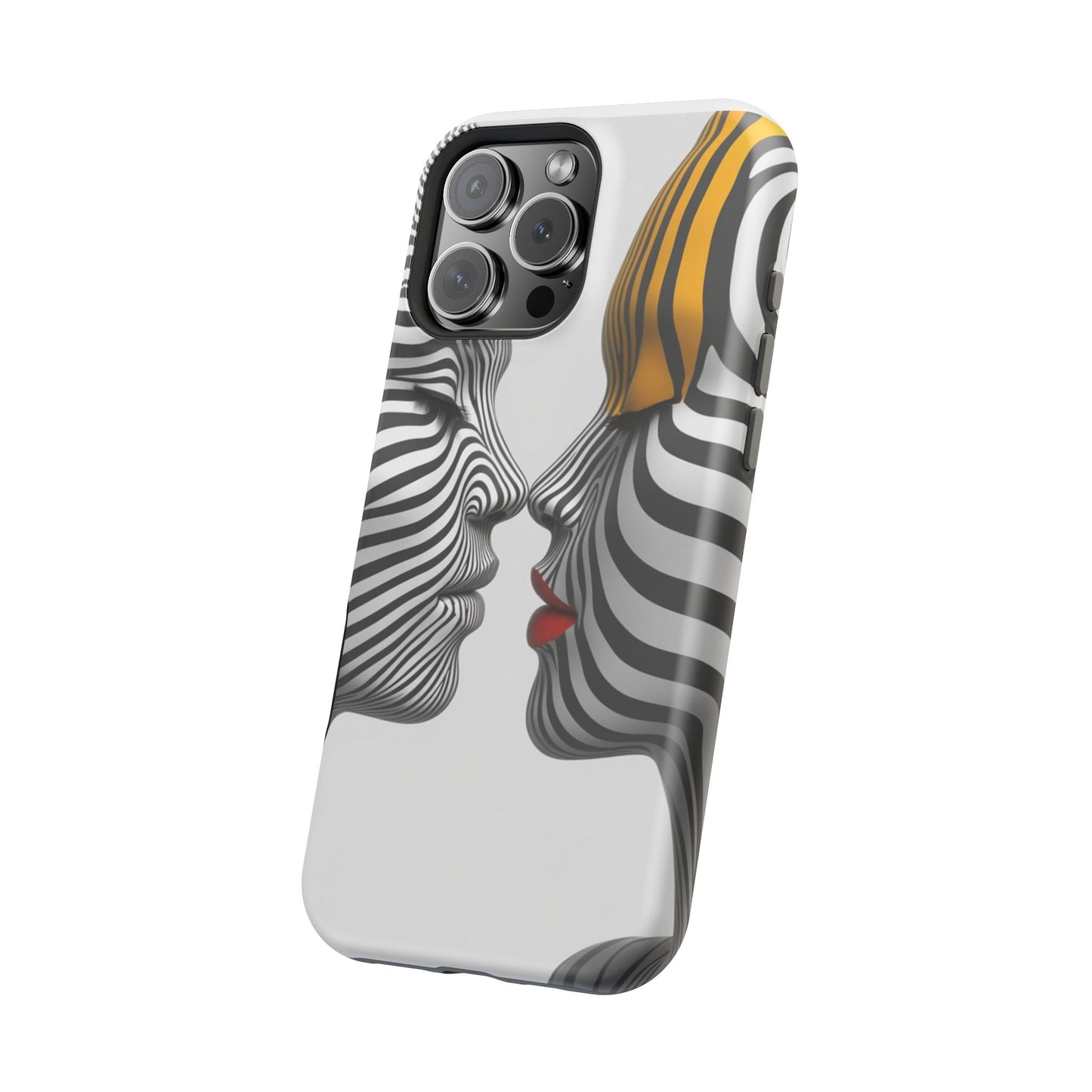 Artistic Magnetic Tough Phone Cases – Embrace the Duality of Love