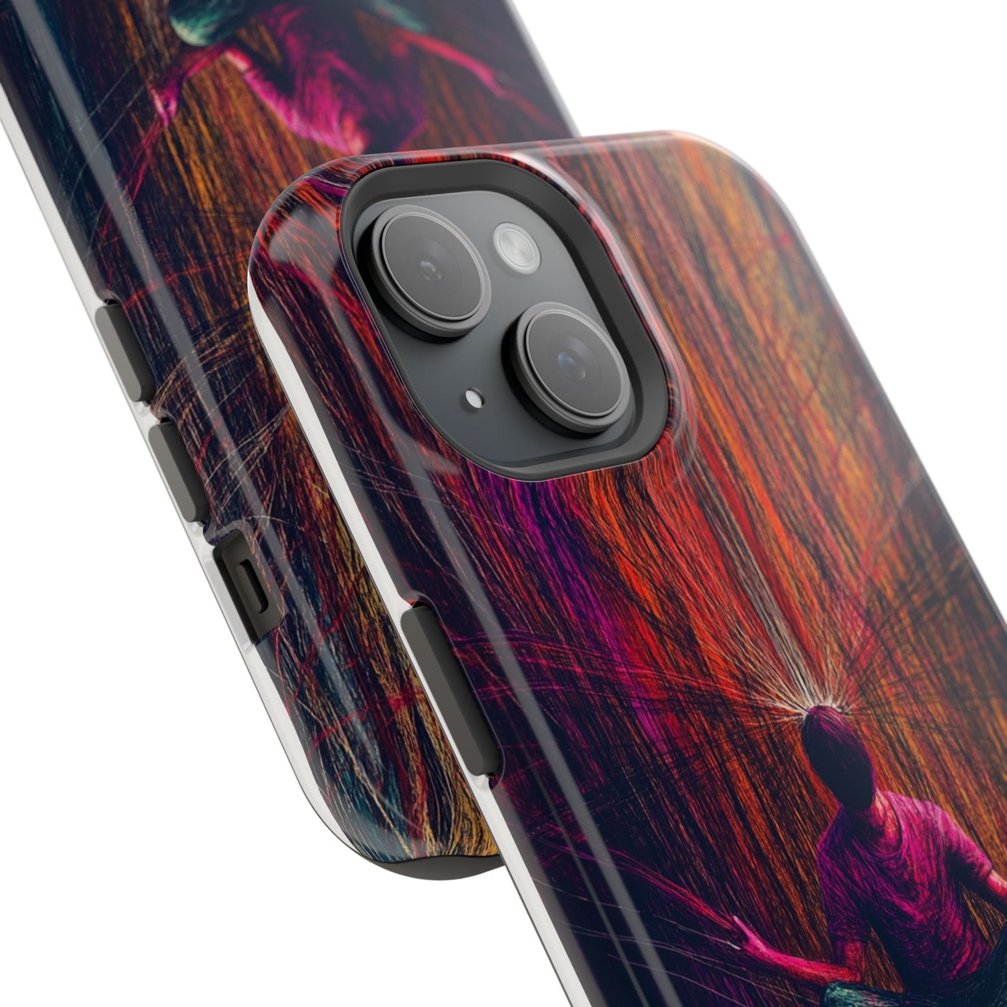 Luxurious Magnetic Wireless Charging Tough iPhone Case - "Transcendence" by Moxie-Jay
