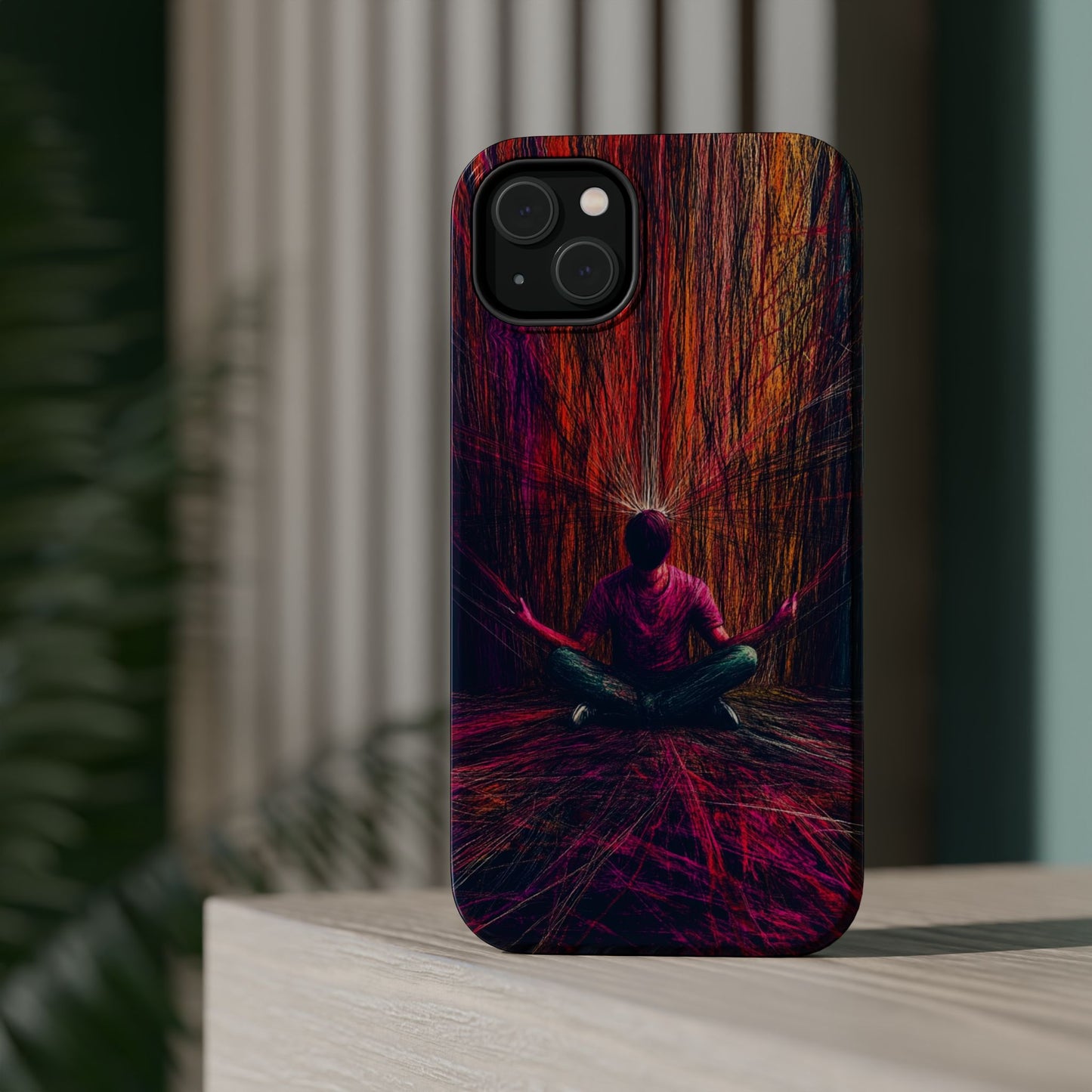 Luxurious Magnetic Wireless Charging Tough iPhone Case - "Transcendence" by Moxie-Jay