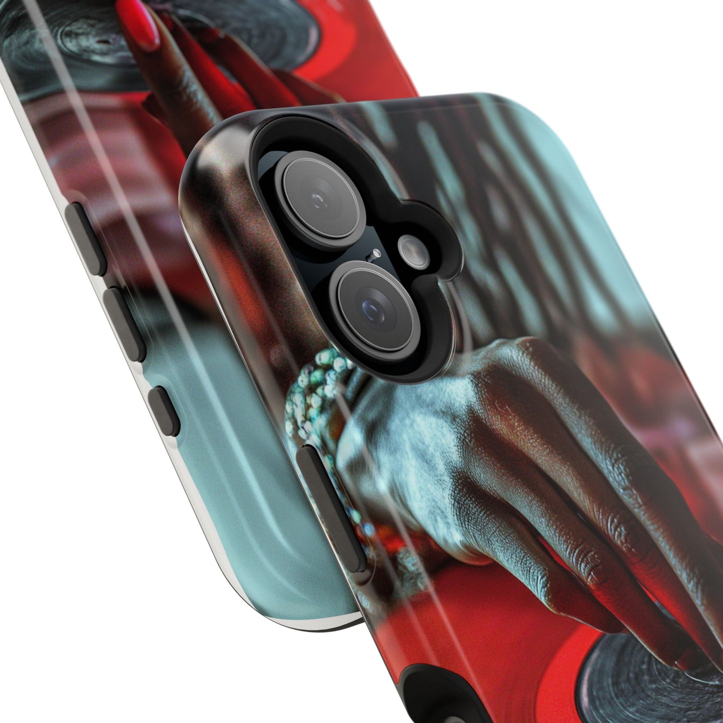 Luxurious MagSafe® Compatible iPhone Case - "Vinyl Groove" by Moxie-Jay