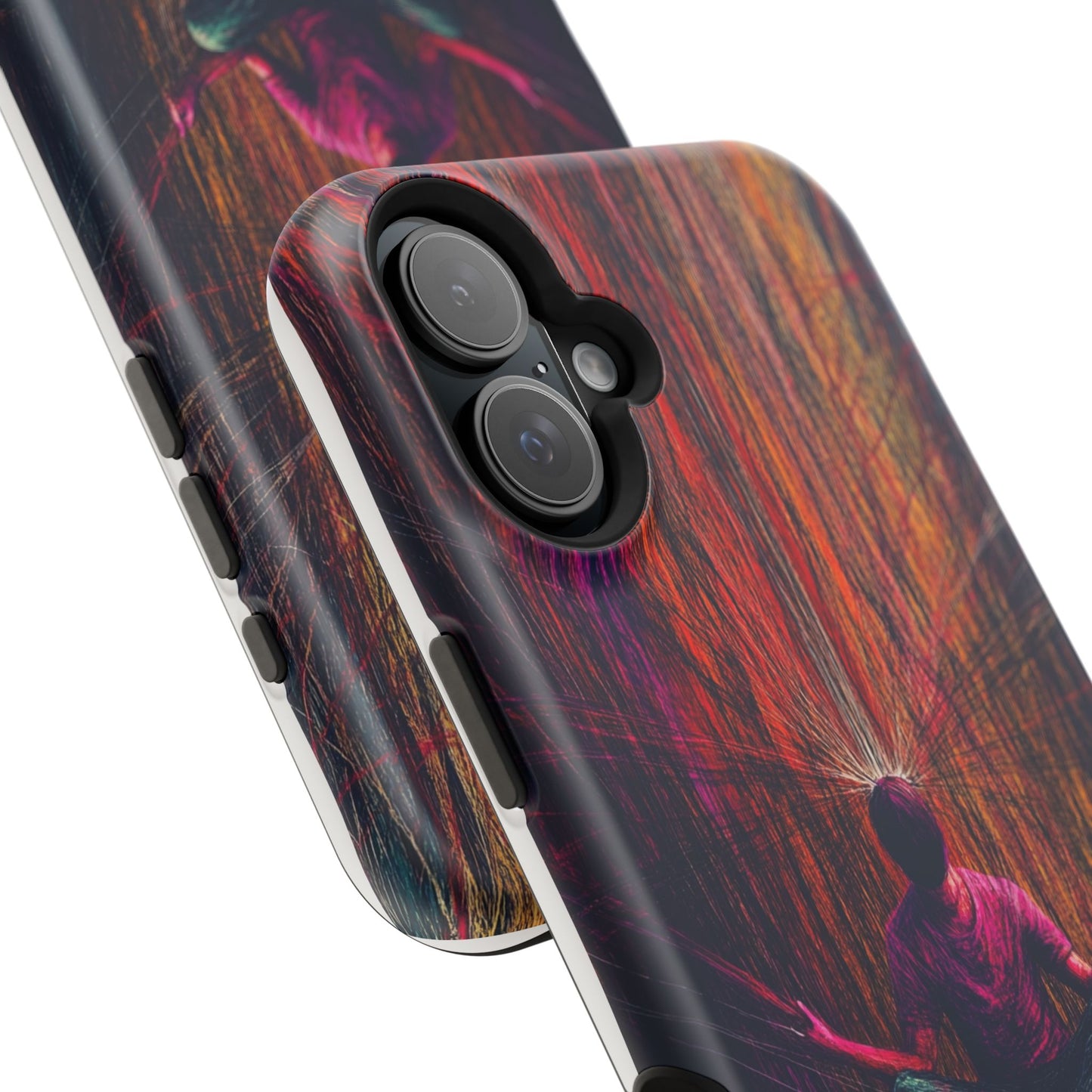 Luxurious Magnetic Wireless Charging Tough iPhone Case - "Transcendence" by Moxie-Jay