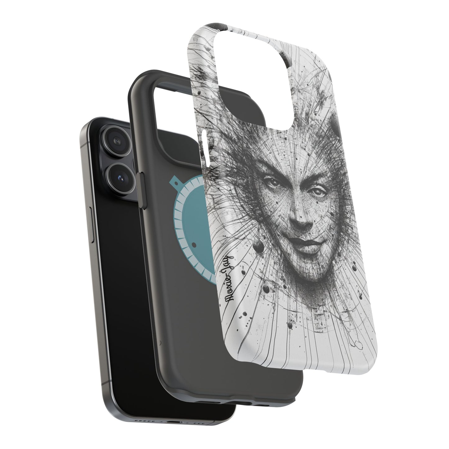Artistic Magnetic Phone Case - Unique Design for Creative Minds