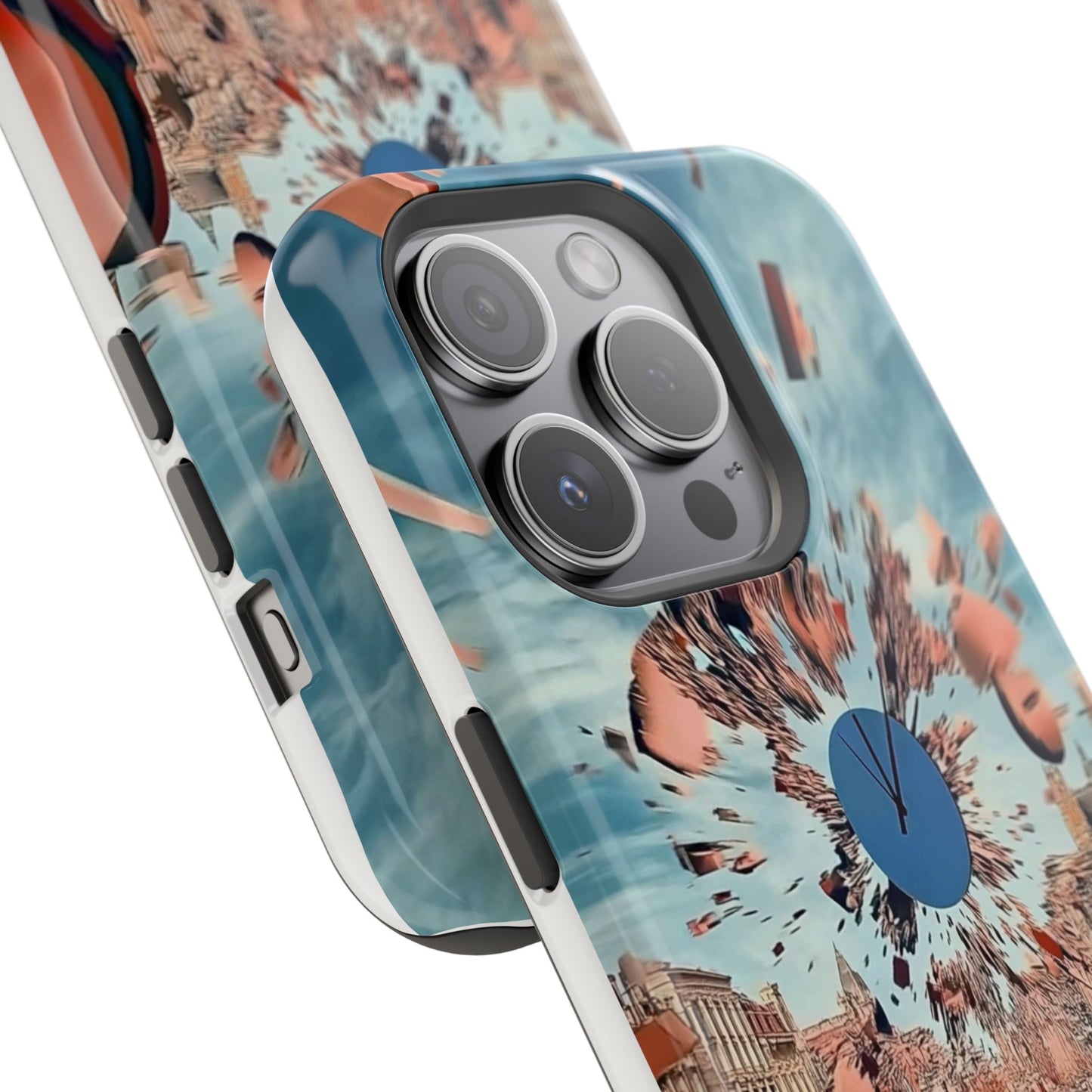 Phone Case with 'World at 10000 MPH' Art by Moxie Jay