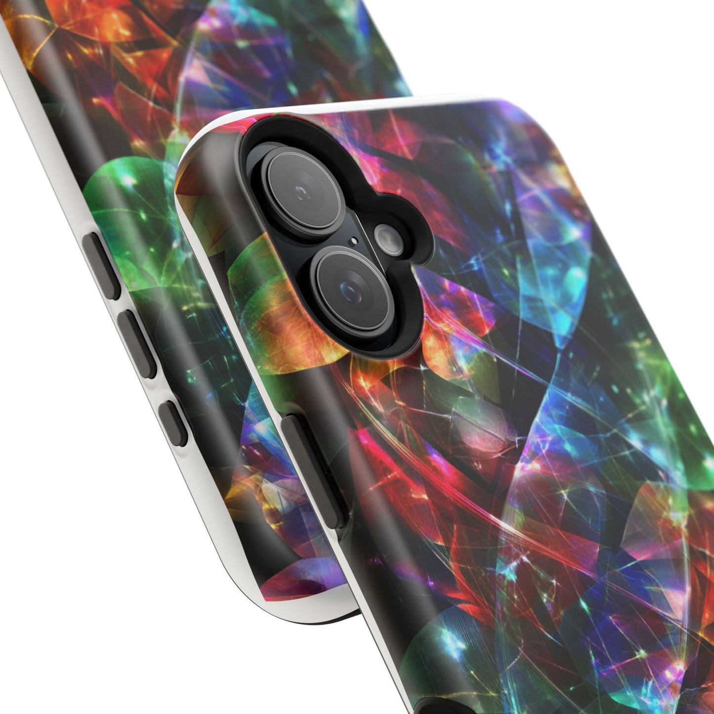 iPhone Case with Neon Colors Art by Moxie-Jay